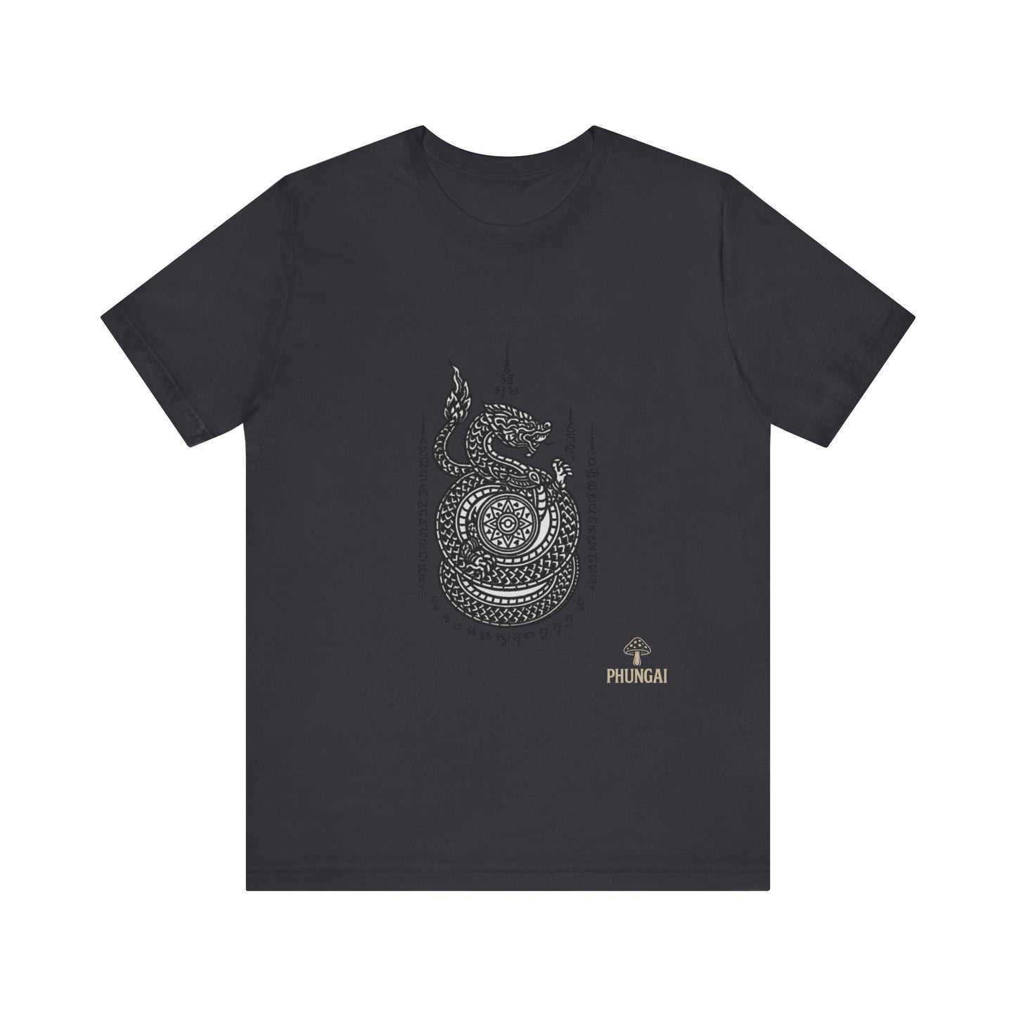 Spiritual Serpent Unisex Tee, Bohemian T-Shirt, Yoga Wear, Gift for Him, Meditation Apparel, Mindfulness Clothing