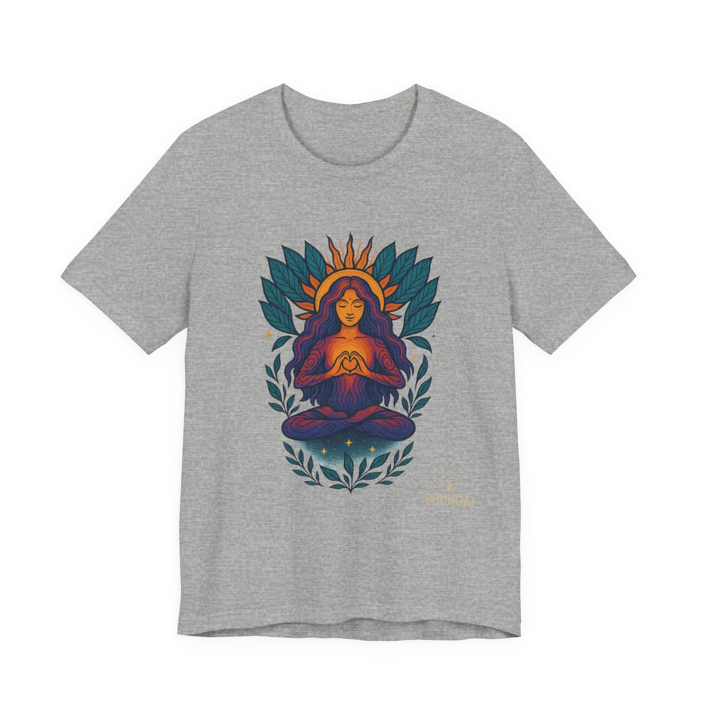 Meditation Goddess Tee | Unisex Spiritual T-Shirt, Yoga Shirt, Mindfulness Top, Gift for Yogis, Boho Style Tee
