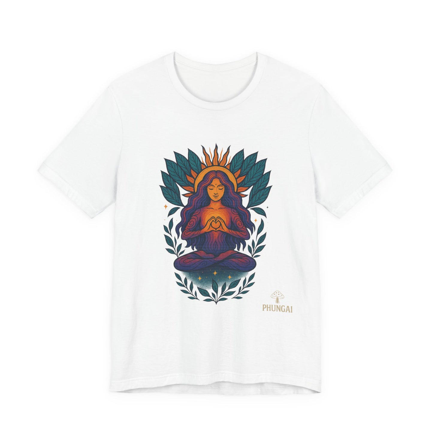 Meditation Goddess Tee | Unisex Spiritual T-Shirt, Yoga Shirt, Mindfulness Top, Gift for Yogis, Boho Style Tee