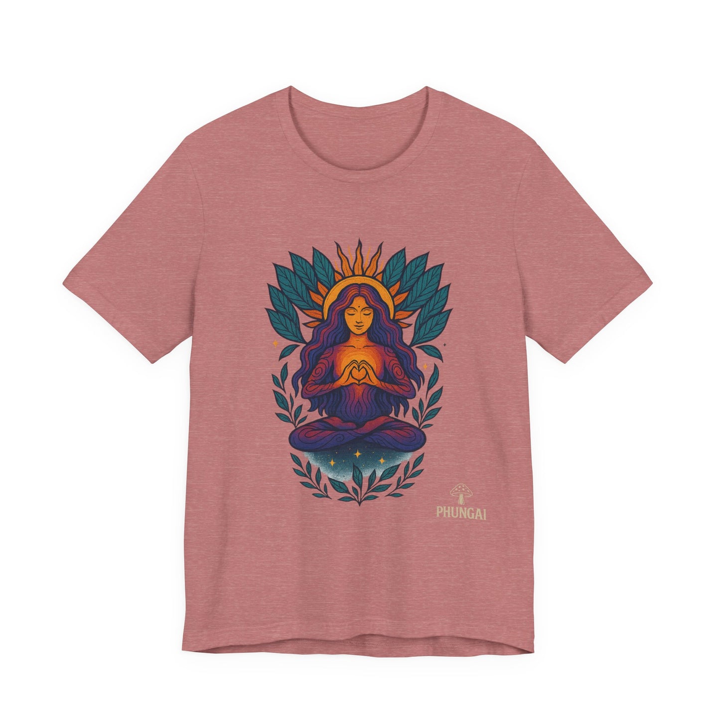 Meditation Goddess Tee | Unisex Spiritual T-Shirt, Yoga Shirt, Mindfulness Top, Gift for Yogis, Boho Style Tee