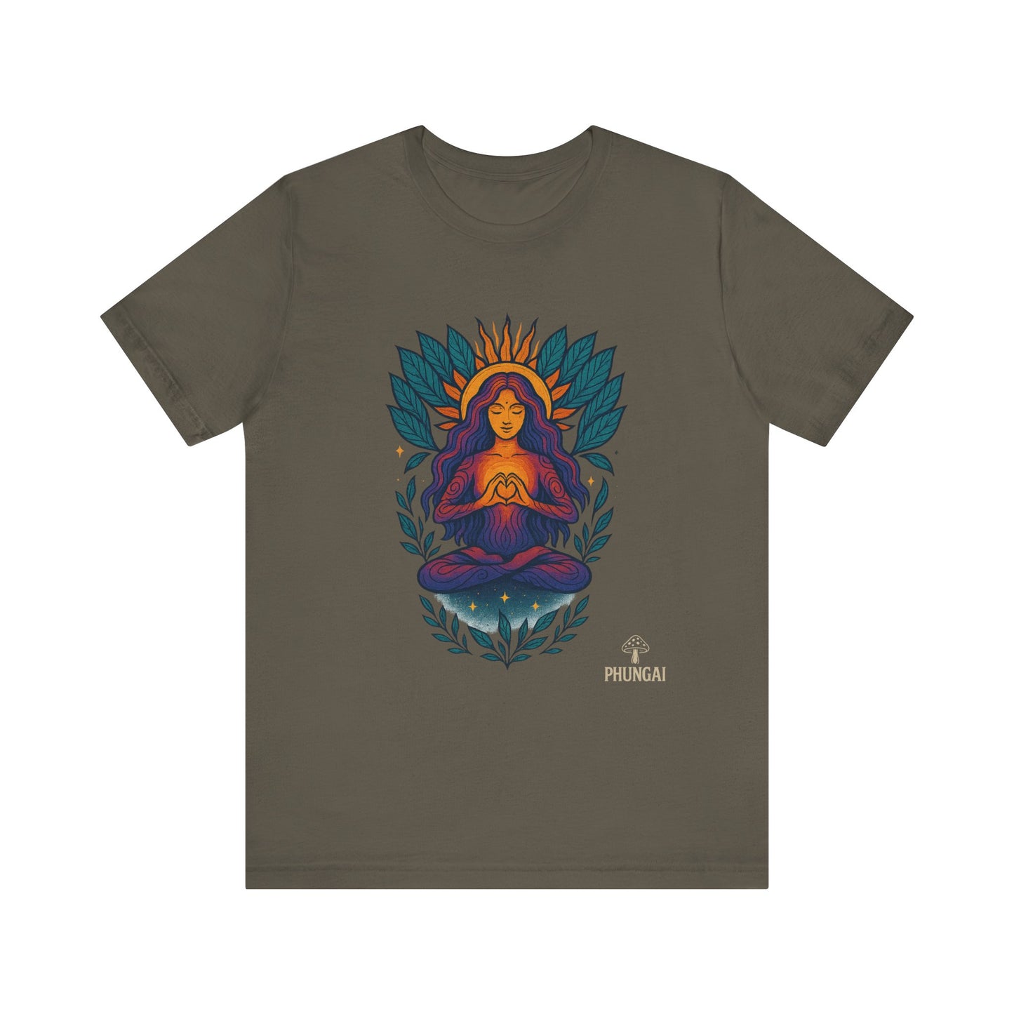 Meditation Goddess Tee | Unisex Spiritual T-Shirt, Yoga Shirt, Mindfulness Top, Gift for Yogis, Boho Style Tee