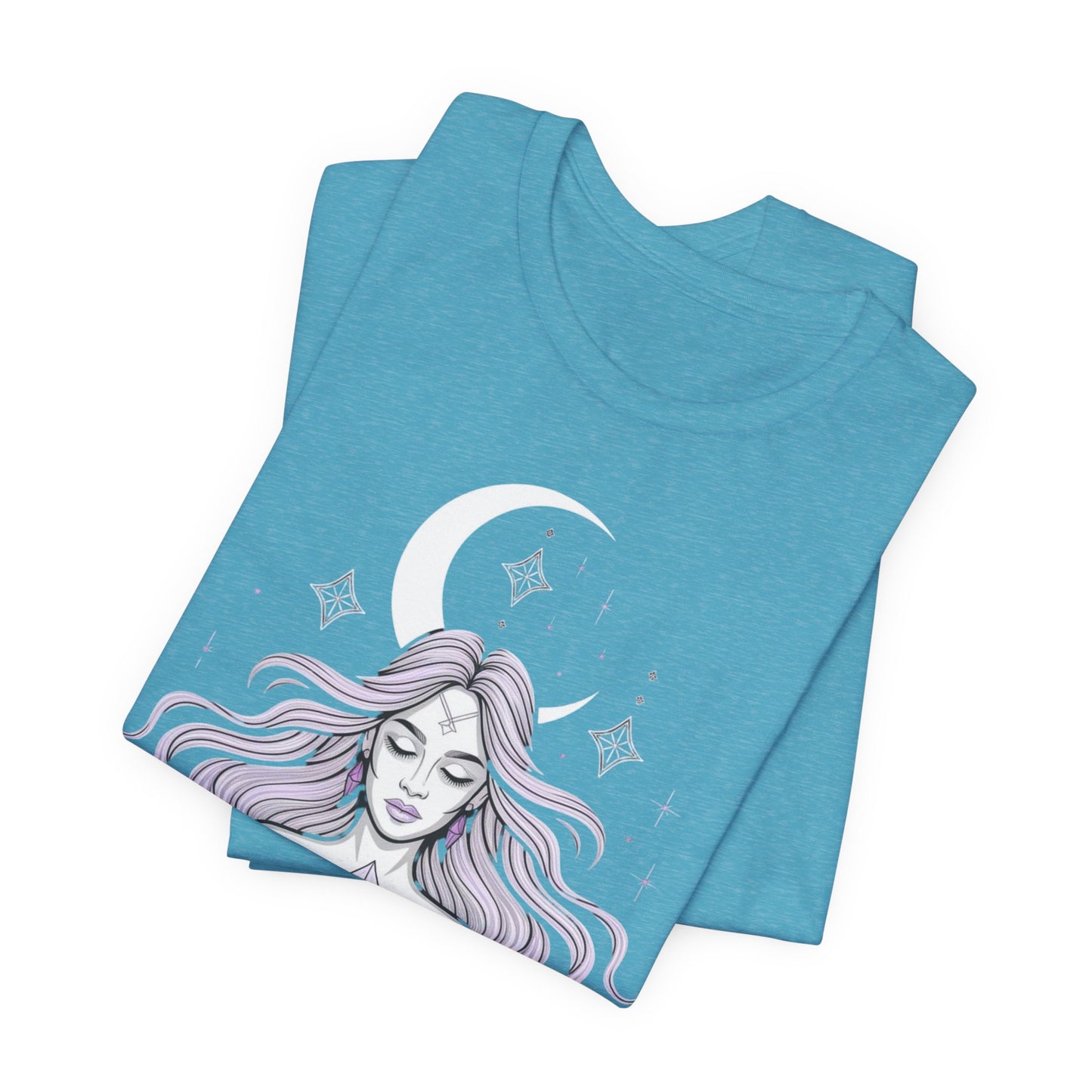 Mystic Violet Oracle Tee — Spiritual Meditation T-Shirt