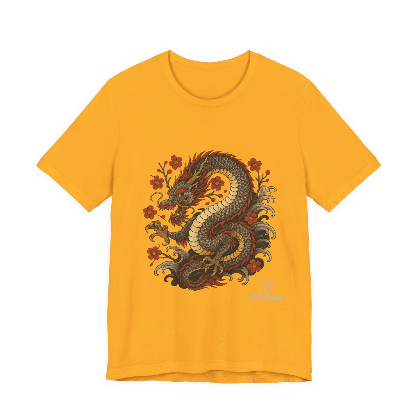 Dragon Art Unisex Tee | Casual Streetwear, Nature Lover Gift, Eco-Friendly Apparel, Festival Wear, Anime Merchandise