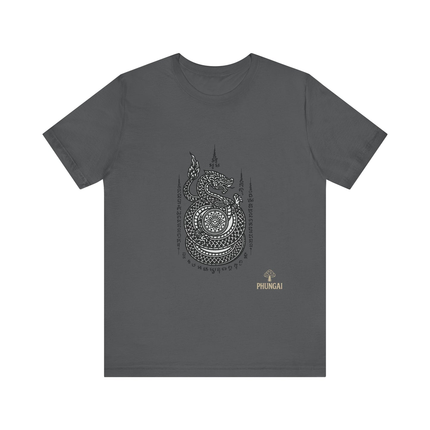 Spiritual Serpent Unisex Tee, Bohemian T-Shirt, Yoga Wear, Gift for Him, Meditation Apparel, Mindfulness Clothing