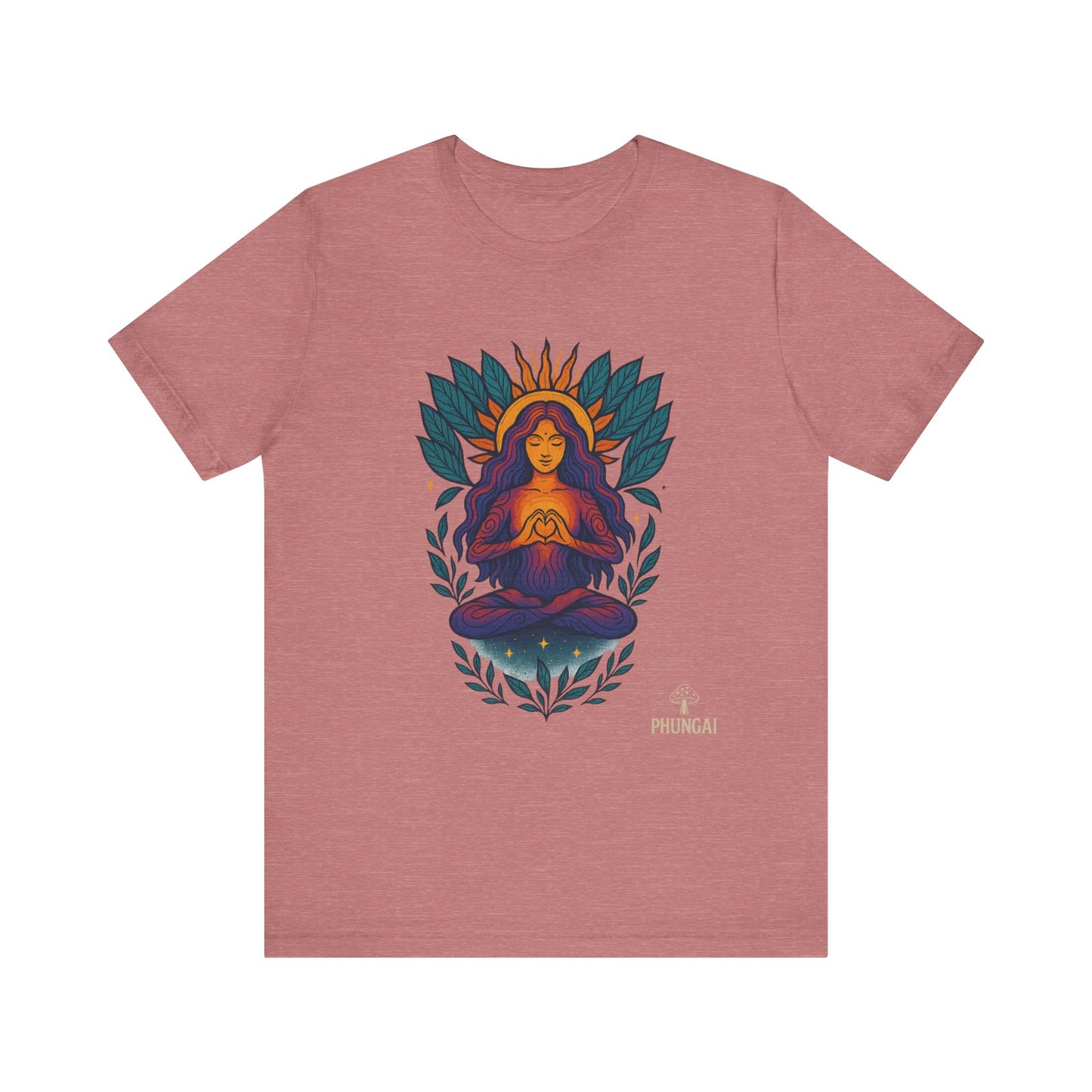 Meditation Goddess Tee | Unisex Spiritual T-Shirt, Yoga Shirt, Mindfulness Top, Gift for Yogis, Boho Style Tee