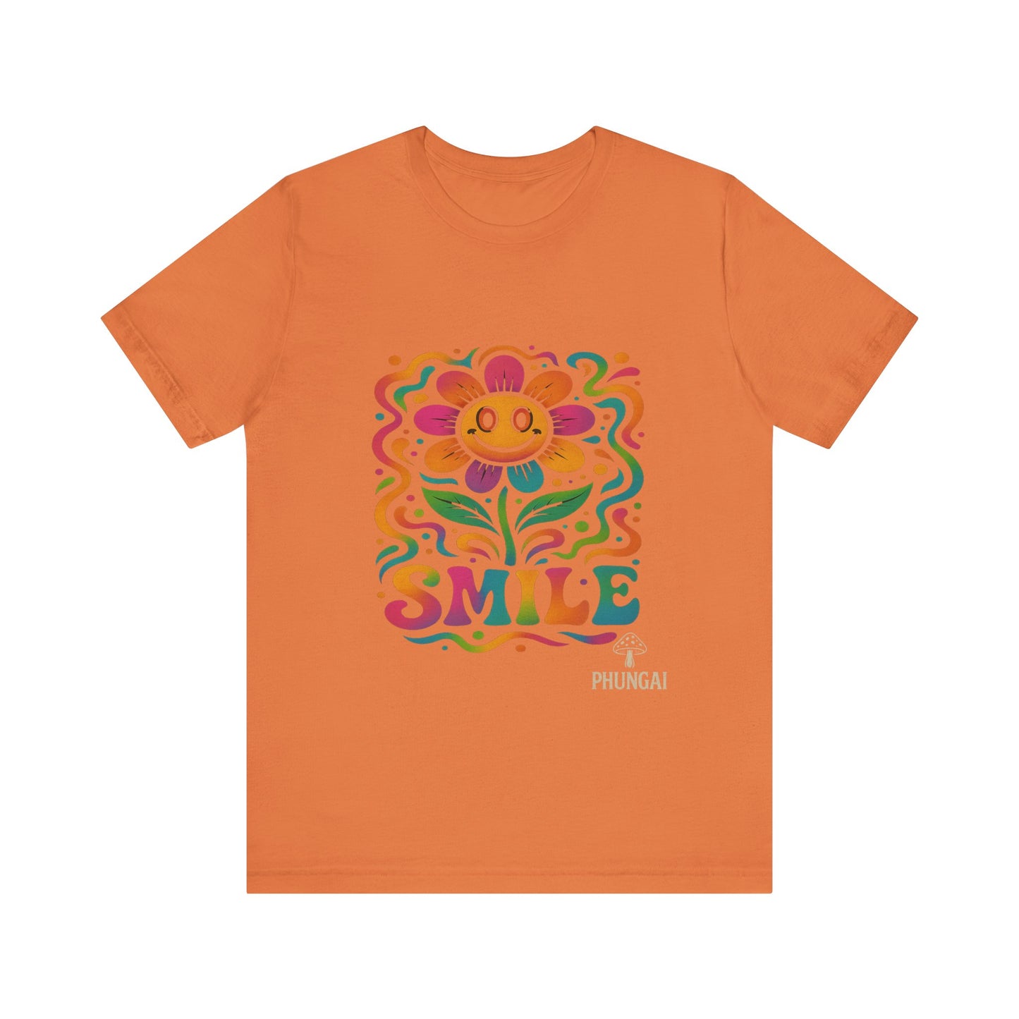 Bright & Cheerful Smile Flower Tee