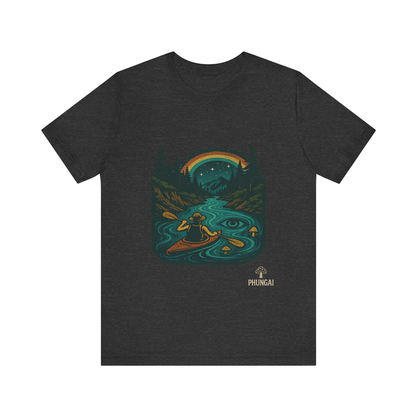 Adventure Awaits Tee, Nature Lover T-Shirt, Kayaking Theme Shirt, Camping Gift Tee, Outdoor Enthusiast Apparel