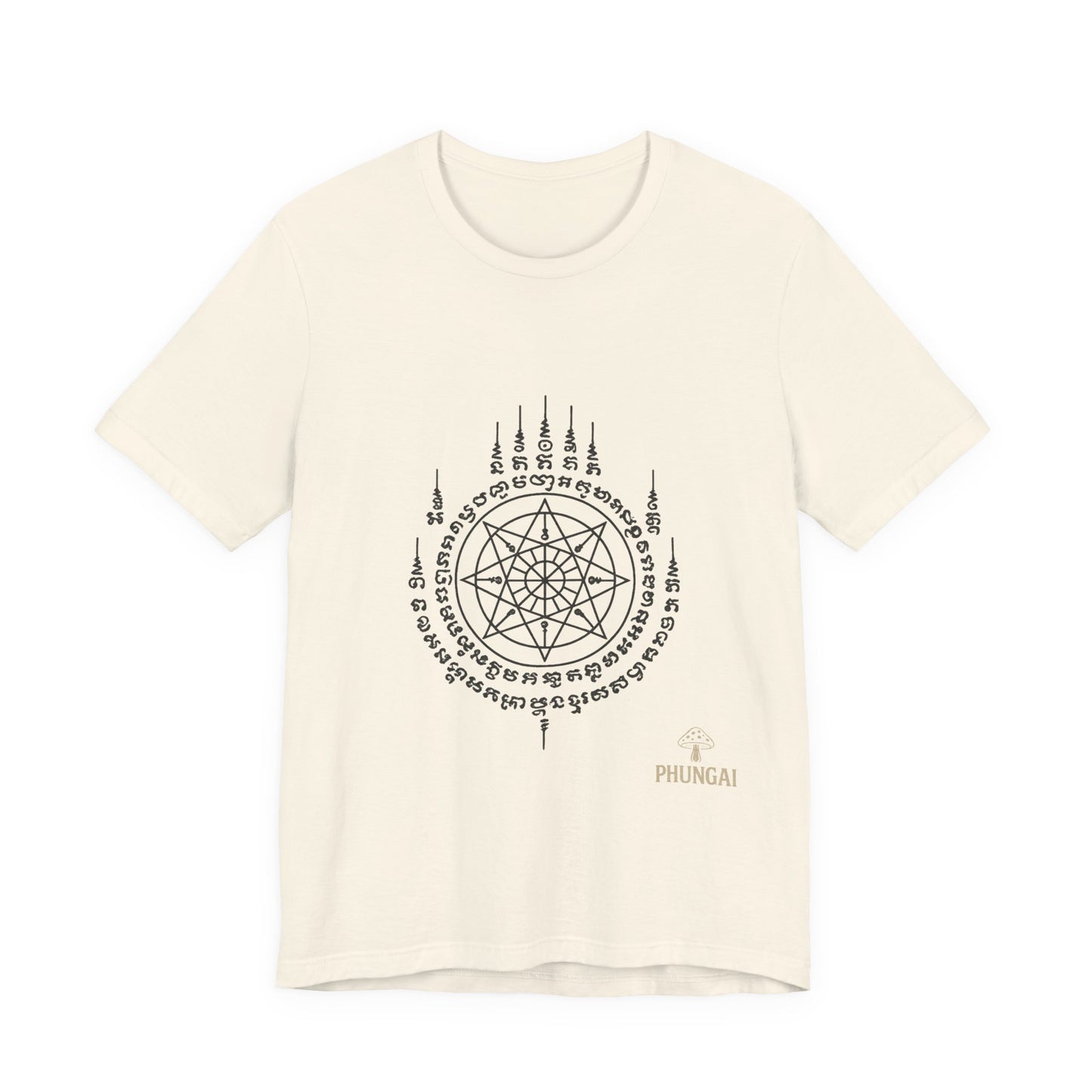 Mystical Pentagram Tee, Unisex Graphic T-Shirt, Boho Style, Occult Fashion, Perfect for Festivals, Everyday Wear, Gift Idea