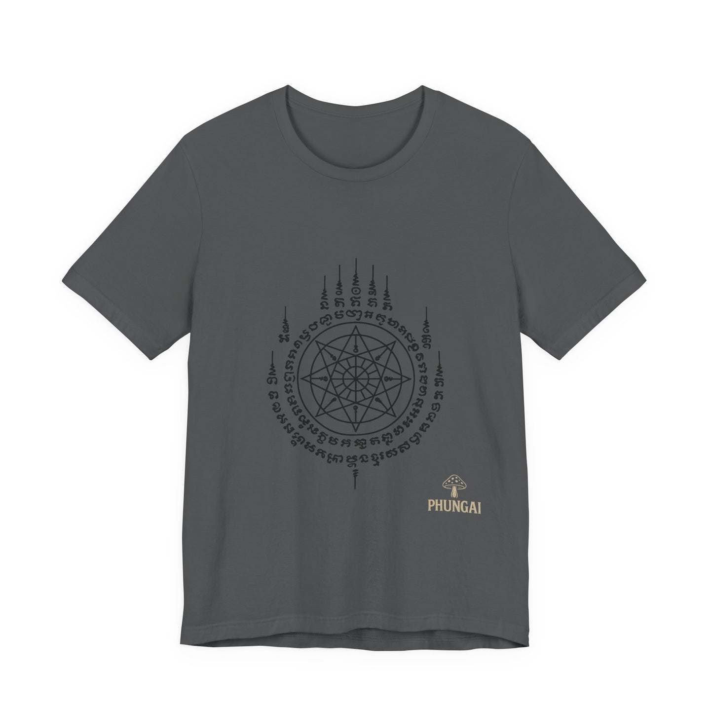 Mystical Pentagram Tee, Unisex Graphic T-Shirt, Boho Style, Occult Fashion, Perfect for Festivals, Everyday Wear, Gift Idea
