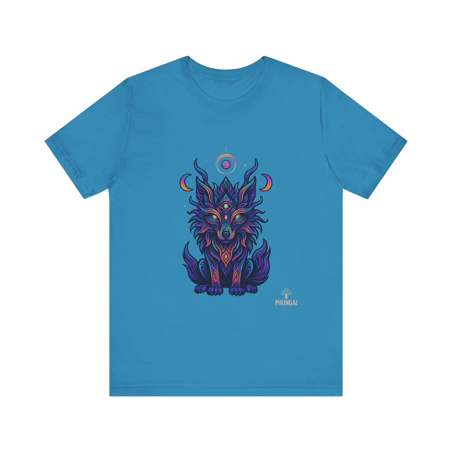 Mystical Wolf Graphic Tee | Boho Vibes, Unisex Shirt, Perfect Gift for Animal Lovers, Spiritual Style, Everyday Wear
