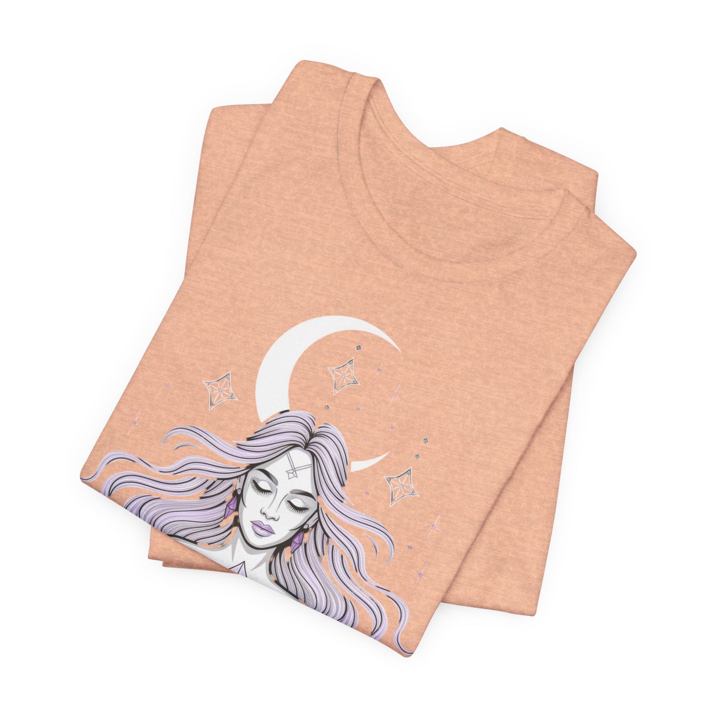 Mystic Violet Oracle Tee — Spiritual Meditation T-Shirt