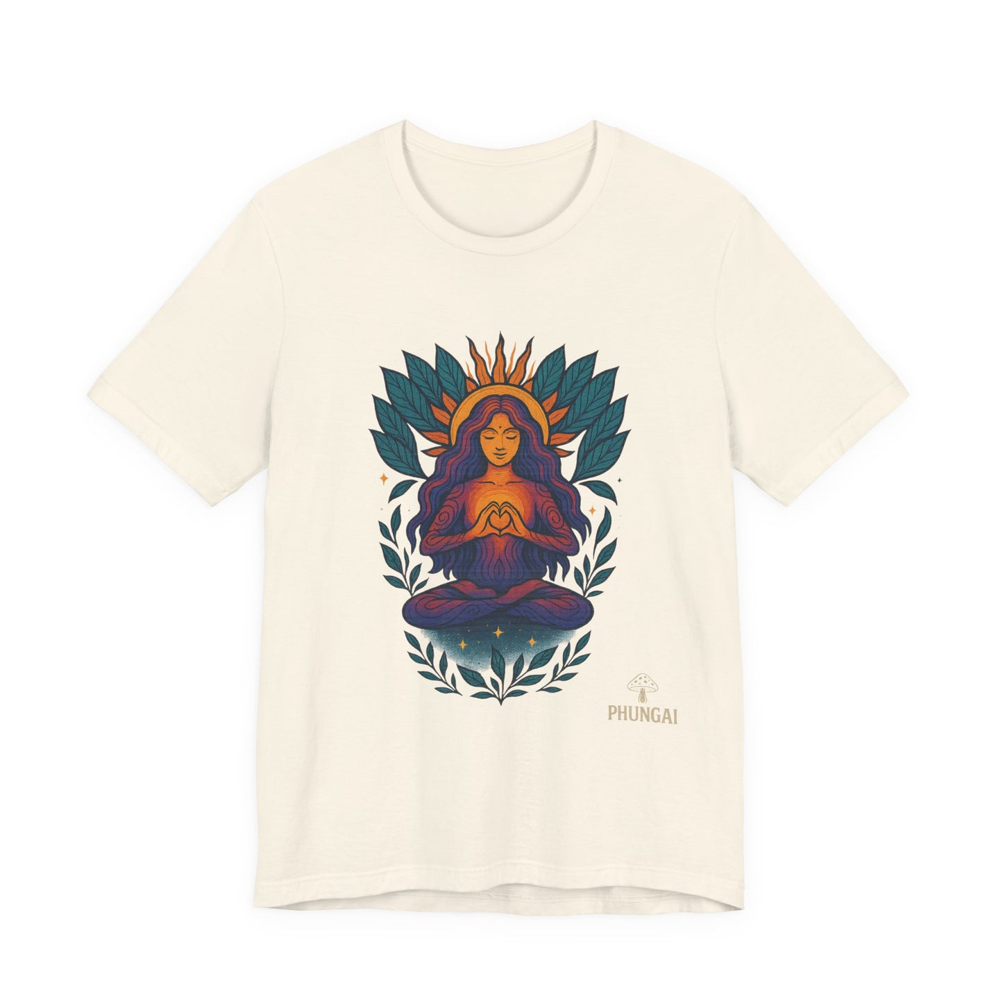 Meditation Goddess Tee | Unisex Spiritual T-Shirt, Yoga Shirt, Mindfulness Top, Gift for Yogis, Boho Style Tee