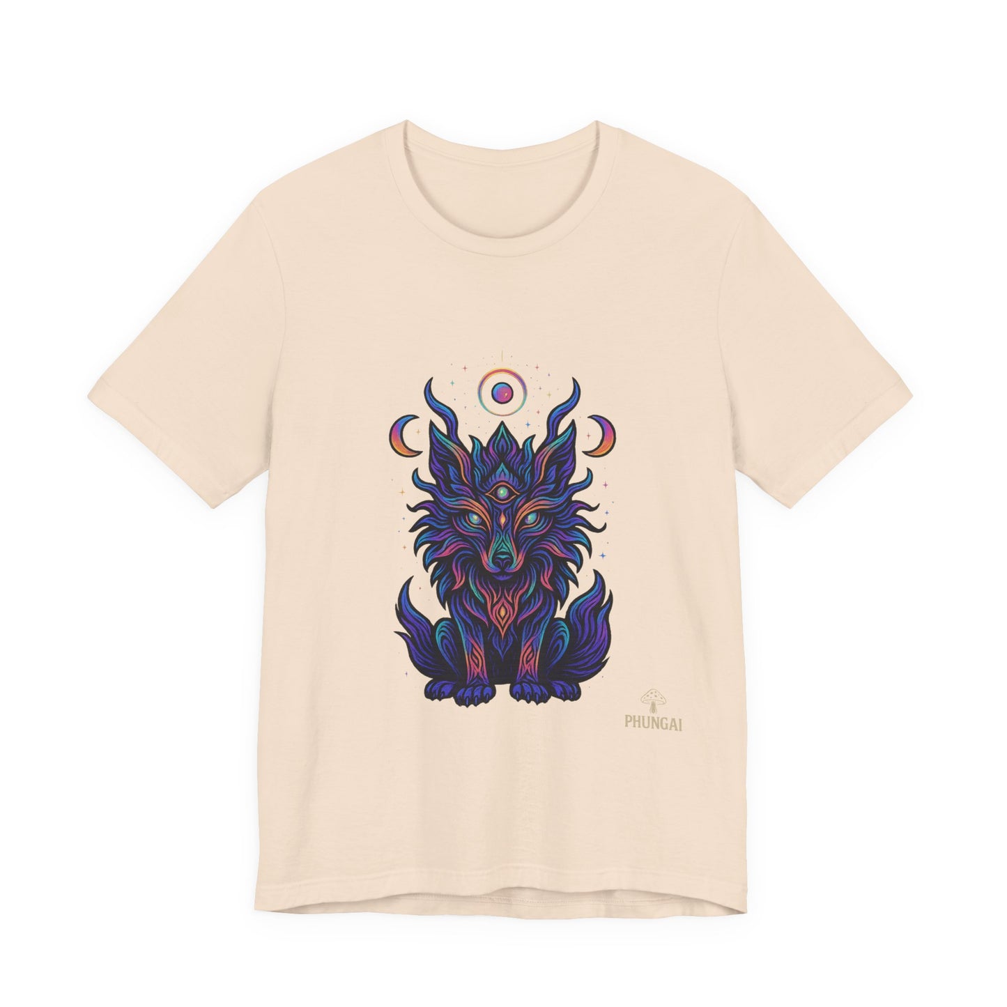 Mystical Wolf Graphic Tee | Boho Vibes, Unisex Shirt, Perfect Gift for Animal Lovers, Spiritual Style, Everyday Wear