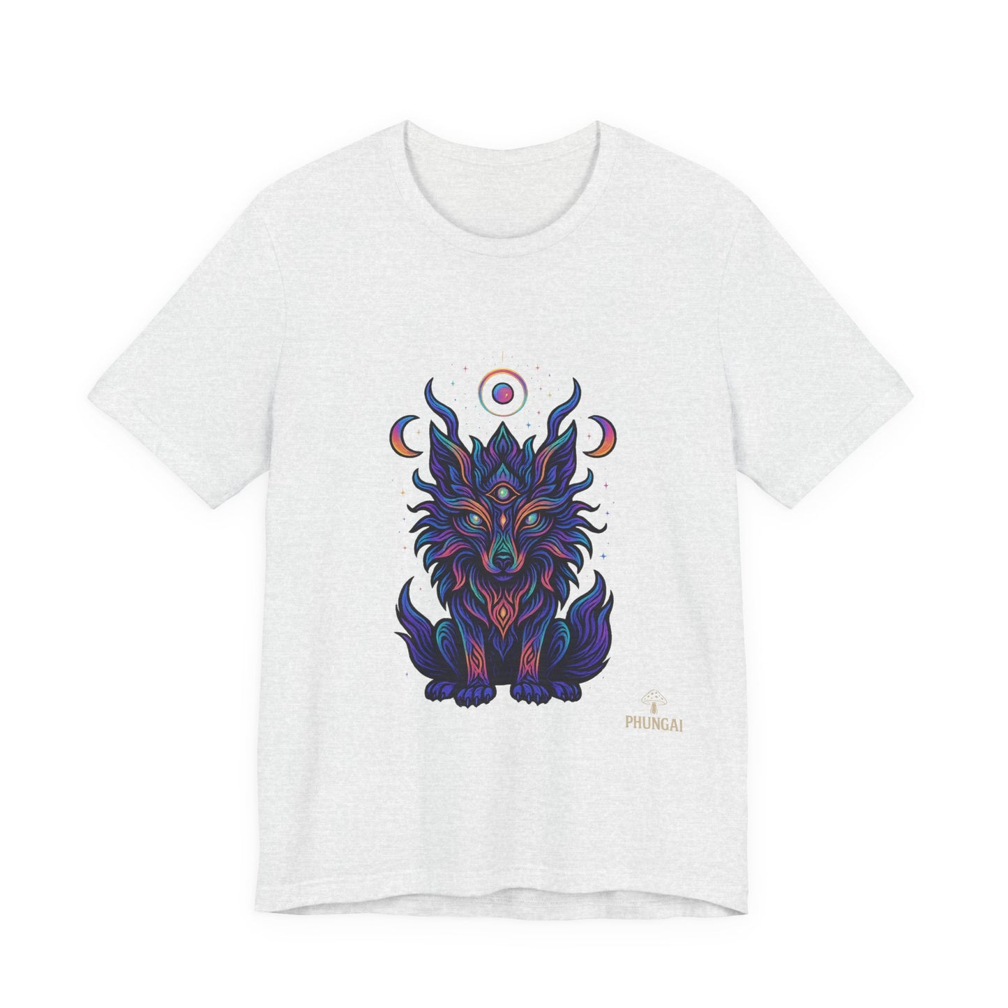 Mystical Wolf Graphic Tee | Boho Vibes, Unisex Shirt, Perfect Gift for Animal Lovers, Spiritual Style, Everyday Wear