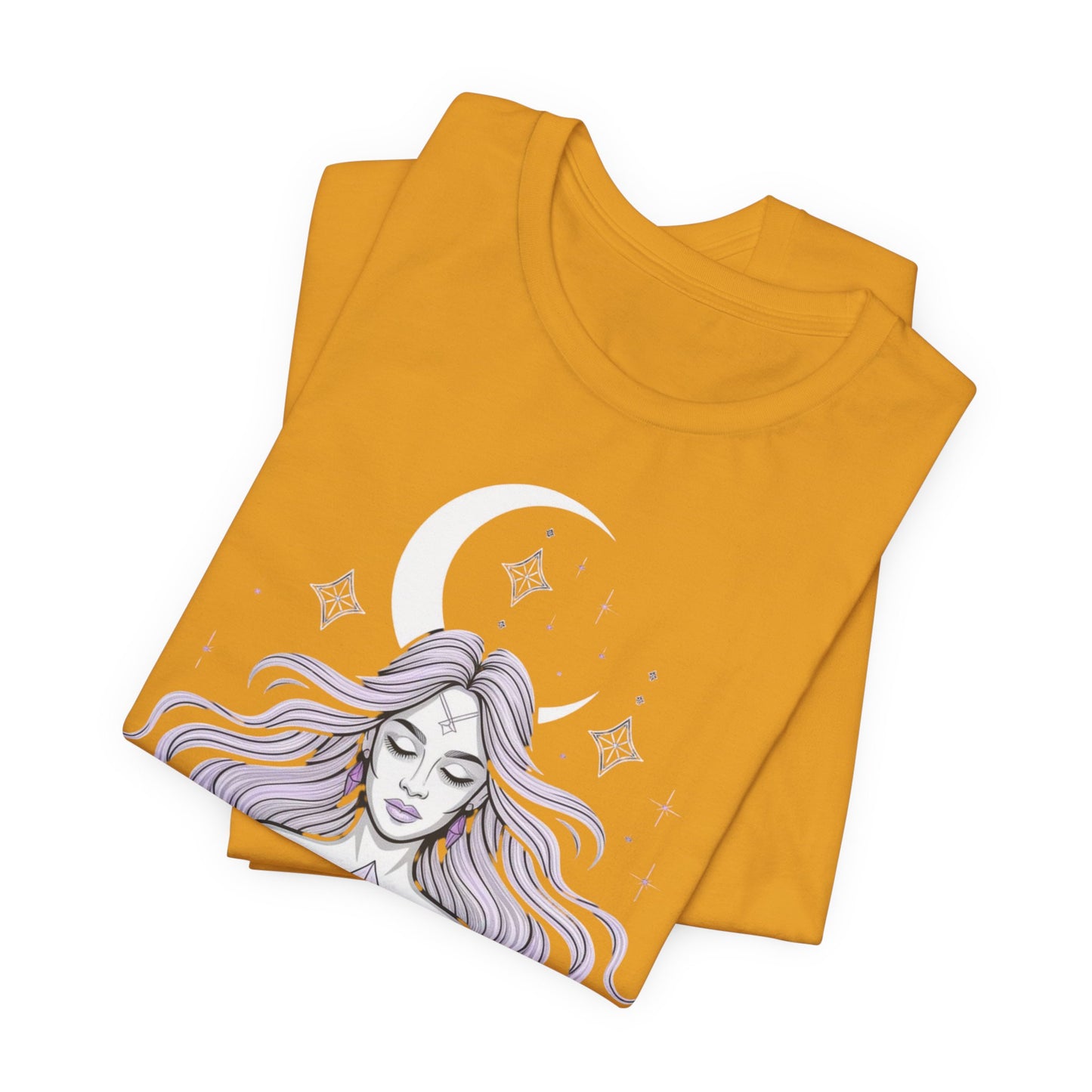 Mystic Violet Oracle Tee — Spiritual Meditation T-Shirt