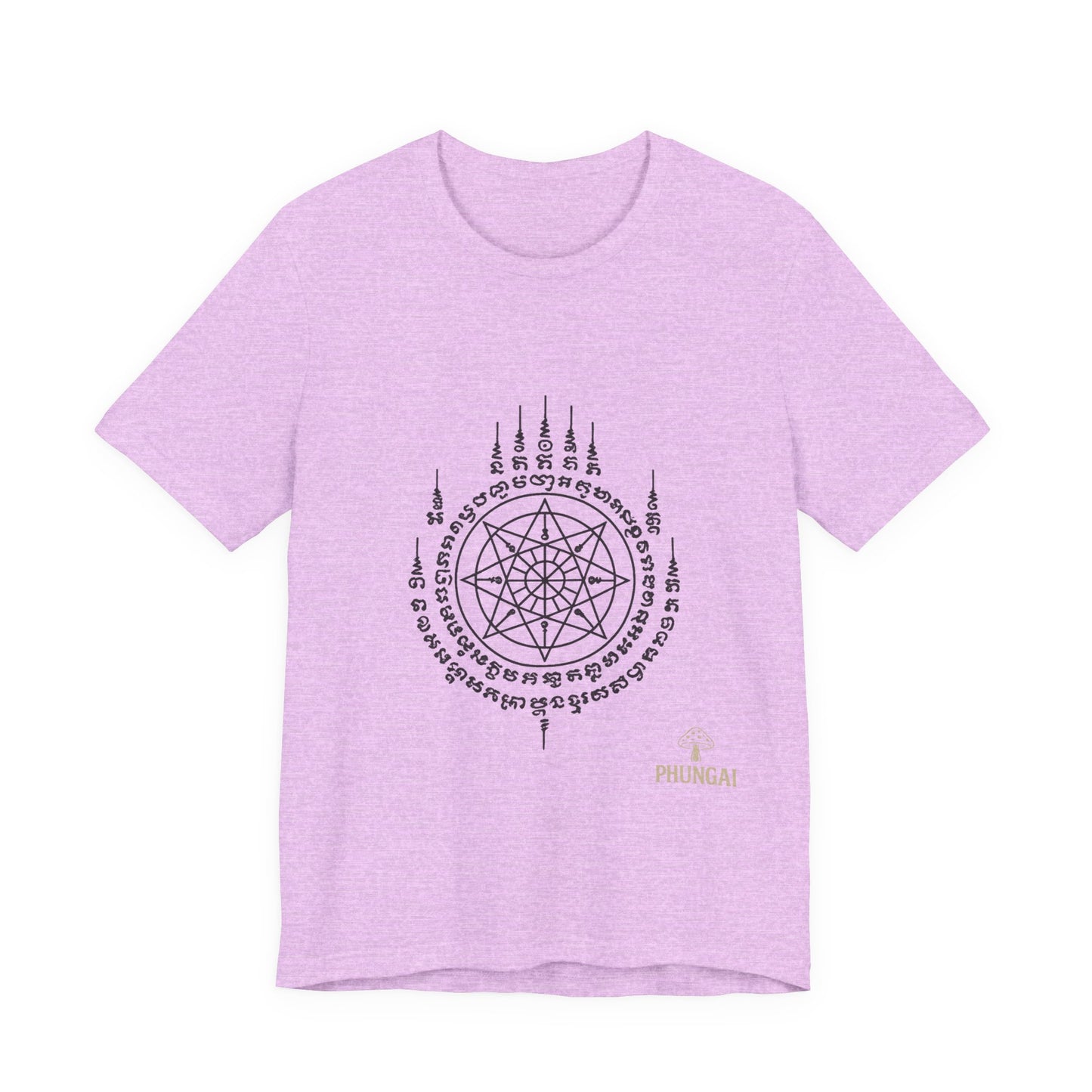 Mystical Pentagram Tee, Unisex Graphic T-Shirt, Boho Style, Occult Fashion, Perfect for Festivals, Everyday Wear, Gift Idea