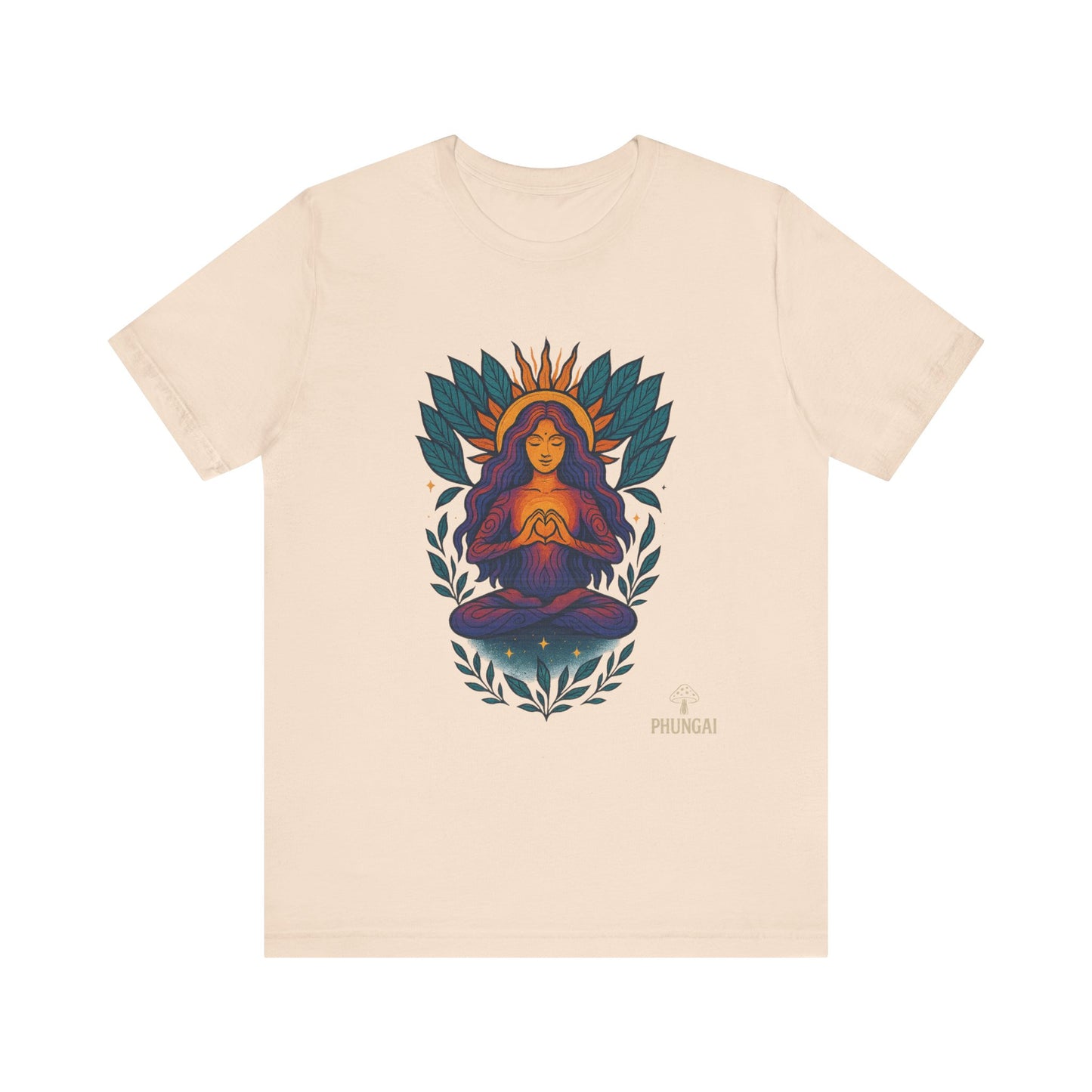 Meditation Goddess Tee | Unisex Spiritual T-Shirt, Yoga Shirt, Mindfulness Top, Gift for Yogis, Boho Style Tee