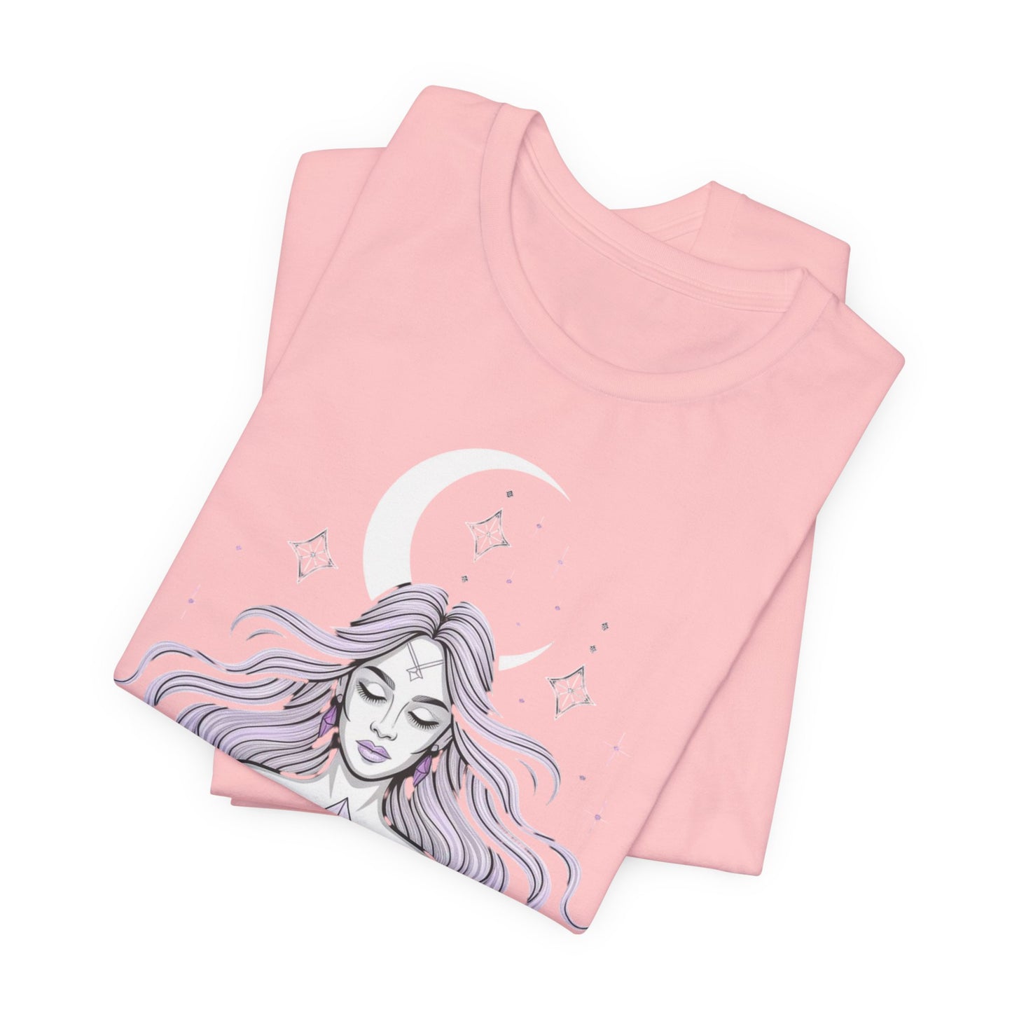 Mystic Violet Oracle Tee — Spiritual Meditation T-Shirt