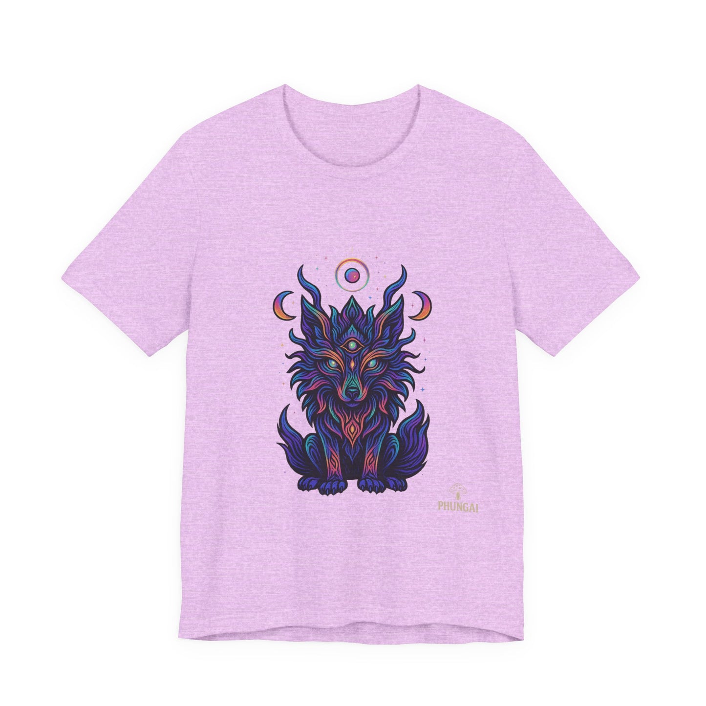 Mystical Wolf Graphic Tee | Boho Vibes, Unisex Shirt, Perfect Gift for Animal Lovers, Spiritual Style, Everyday Wear