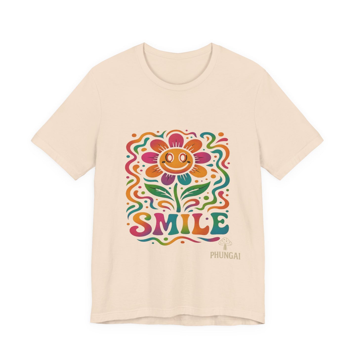 Bright & Cheerful Smile Flower Tee
