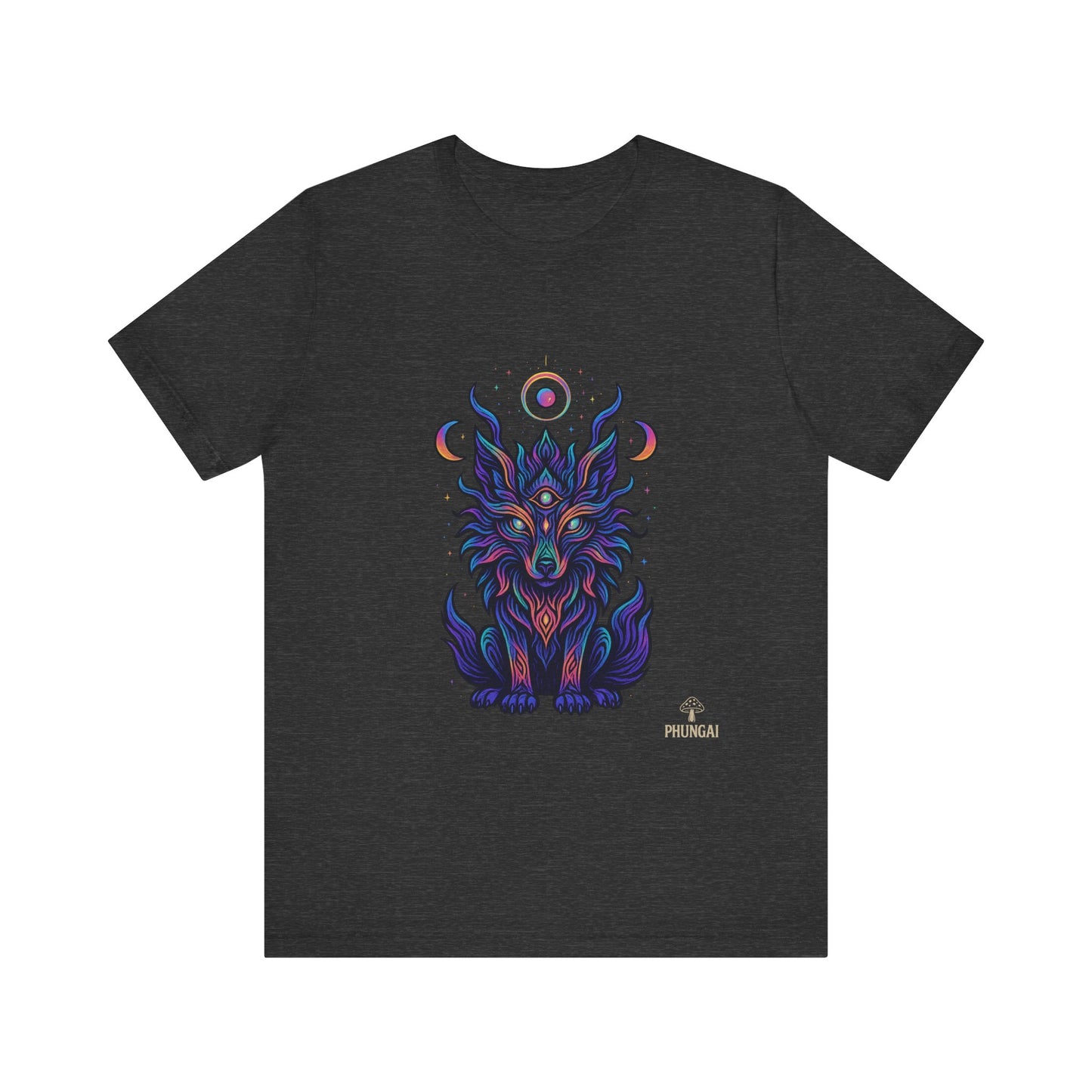 Mystical Wolf Graphic Tee | Boho Vibes, Unisex Shirt, Perfect Gift for Animal Lovers, Spiritual Style, Everyday Wear