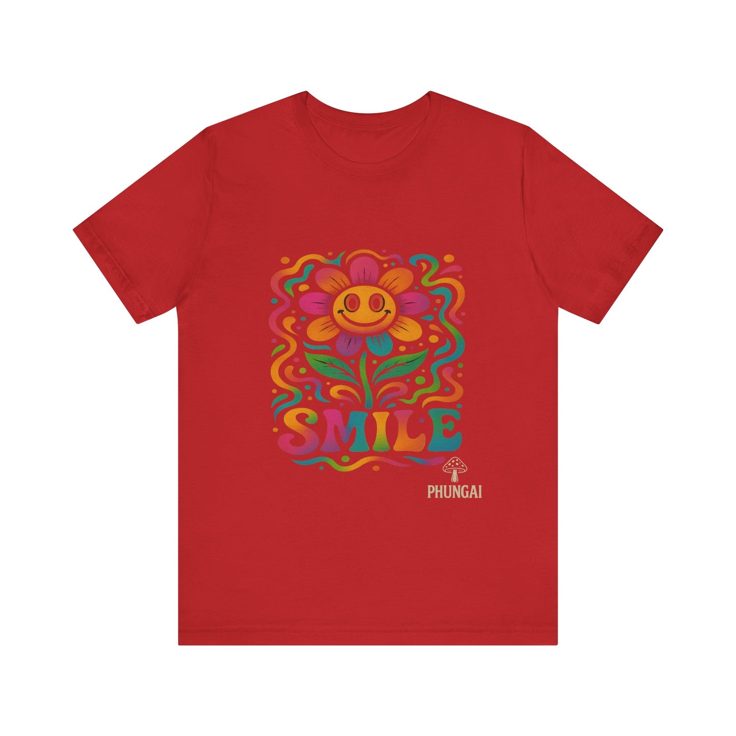 Bright & Cheerful Smile Flower Tee