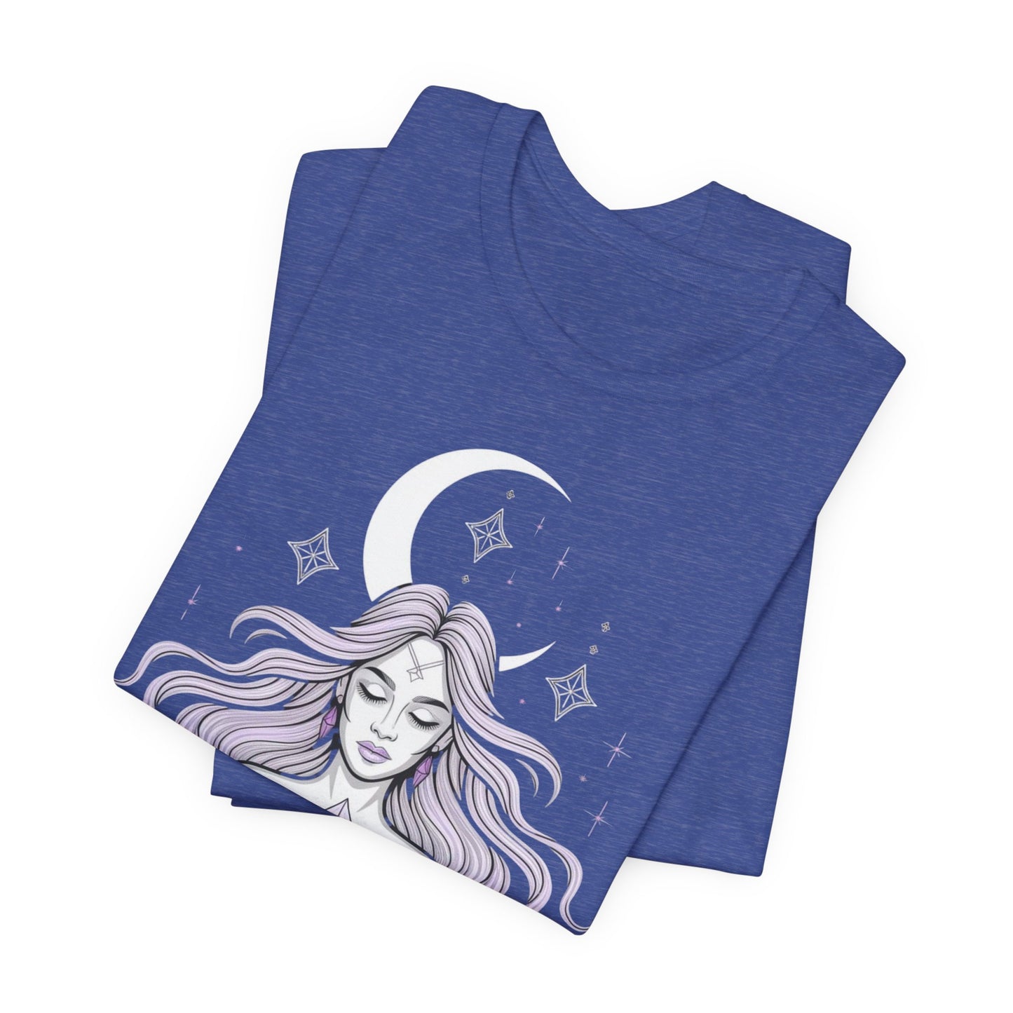 Mystic Violet Oracle Tee — Spiritual Meditation T-Shirt