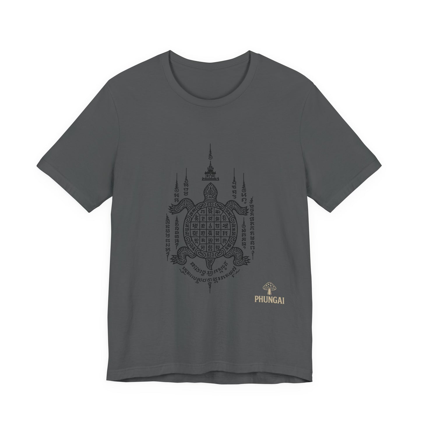 Spiritual Turtle Graphic Tee, Unisex Short Sleeve Shirt, Mindfulness Gift, Boho Fashion, Meditation Wear