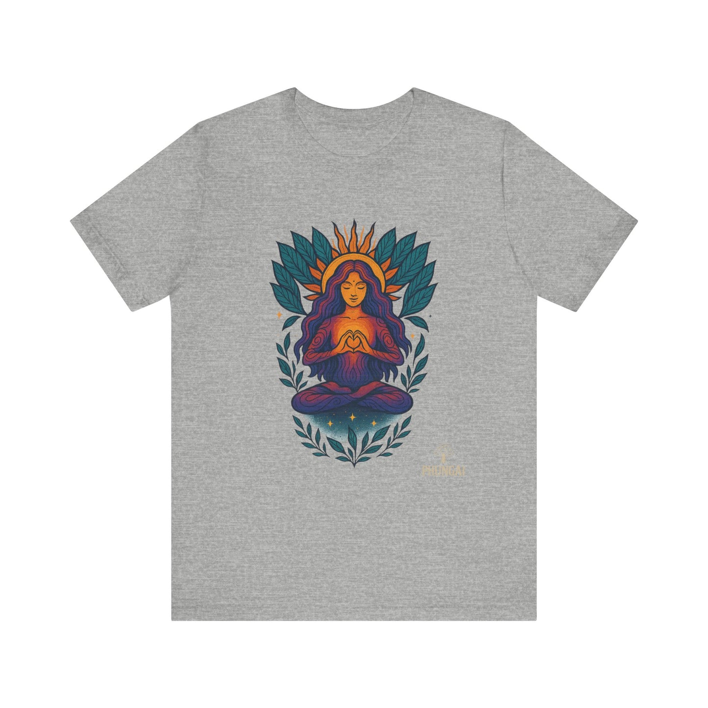 Meditation Goddess Tee | Unisex Spiritual T-Shirt, Yoga Shirt, Mindfulness Top, Gift for Yogis, Boho Style Tee