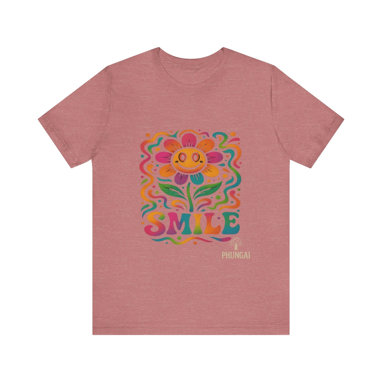 Bright & Cheerful Smile Flower Tee