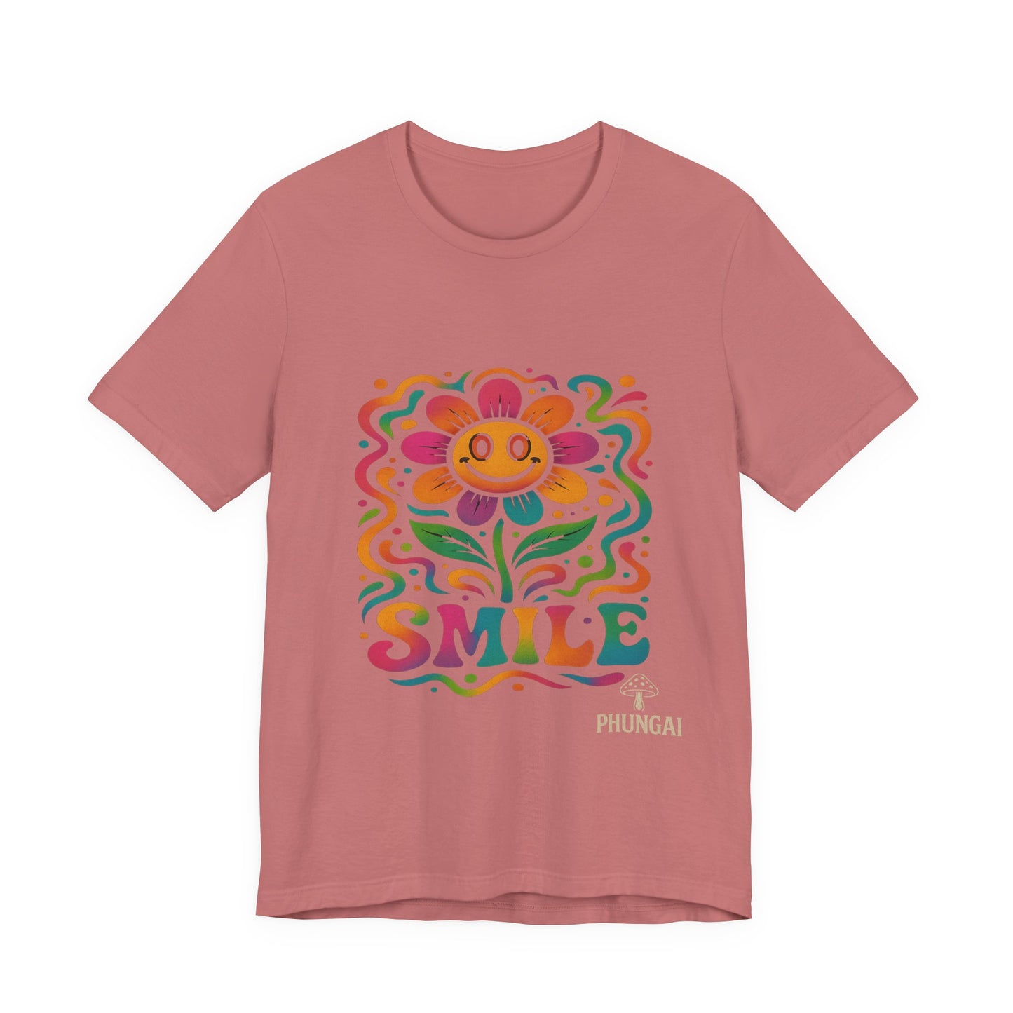 Bright & Cheerful Smile Flower Tee