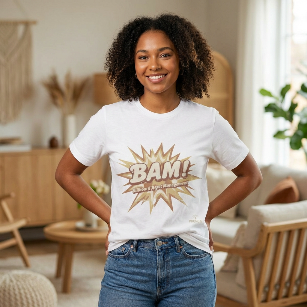 BAM! Real Estate Tee — BUY • SELL • LEASE • INVEST Graphic T-Shirt