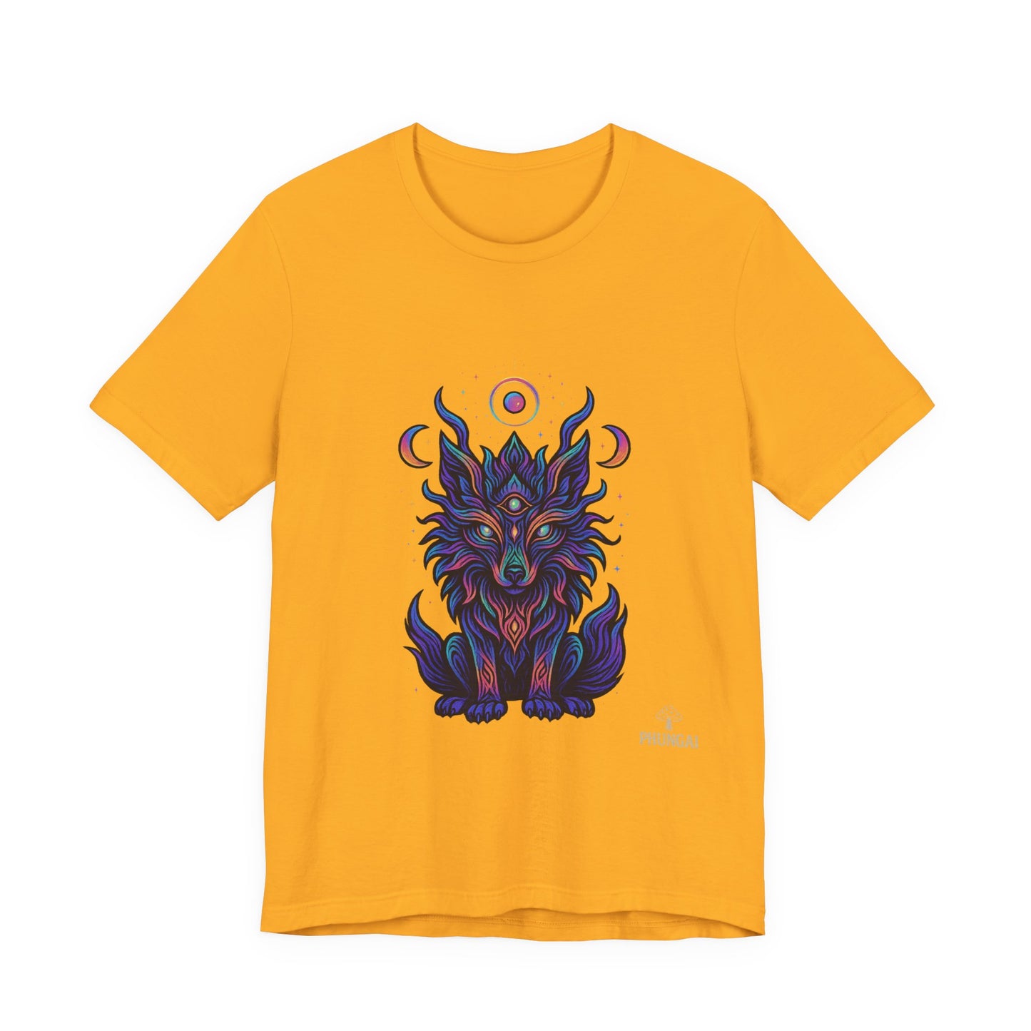 Mystical Wolf Graphic Tee | Boho Vibes, Unisex Shirt, Perfect Gift for Animal Lovers, Spiritual Style, Everyday Wear