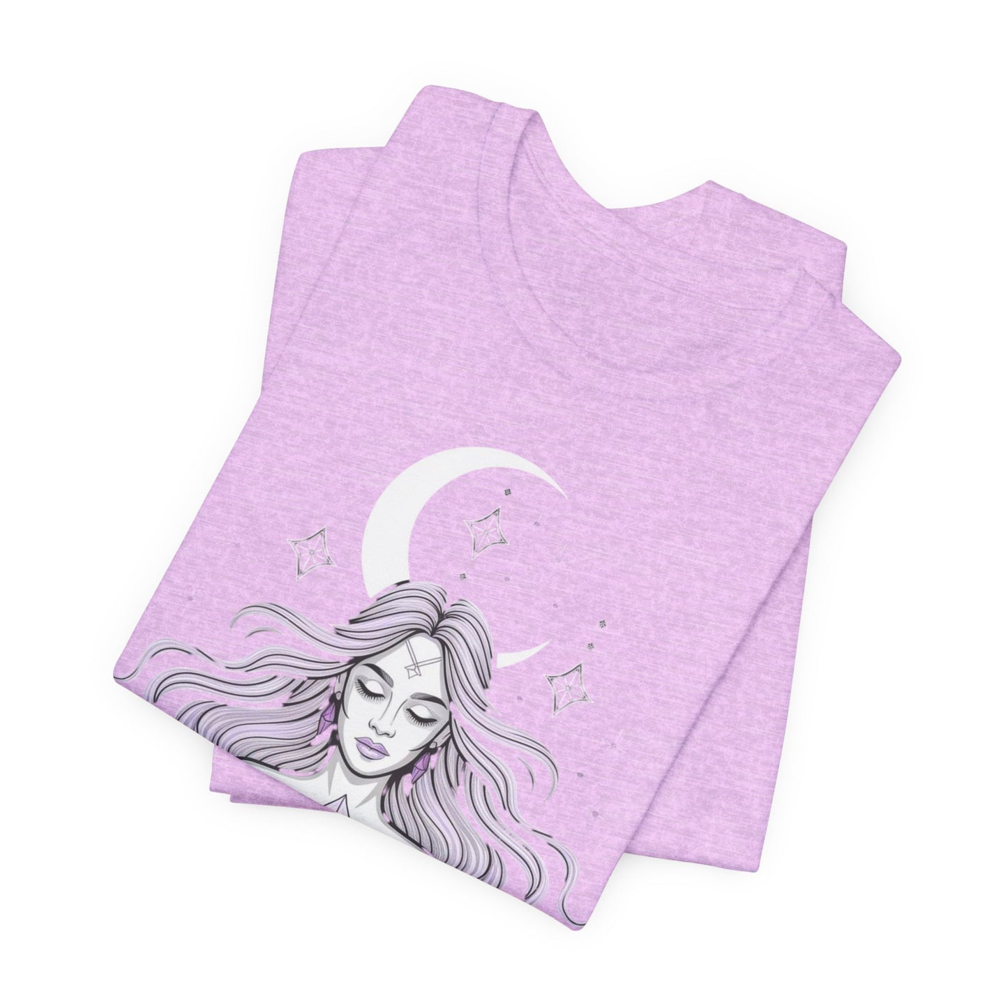 Mystic Violet Oracle Tee — Spiritual Meditation T-Shirt