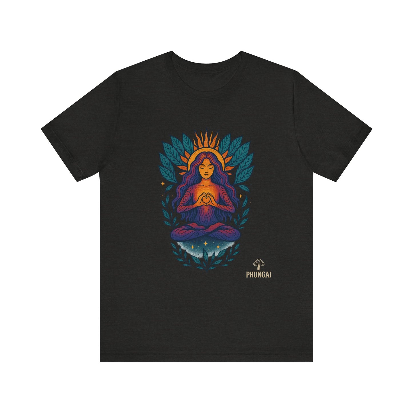 Meditation Goddess Tee | Unisex Spiritual T-Shirt, Yoga Shirt, Mindfulness Top, Gift for Yogis, Boho Style Tee