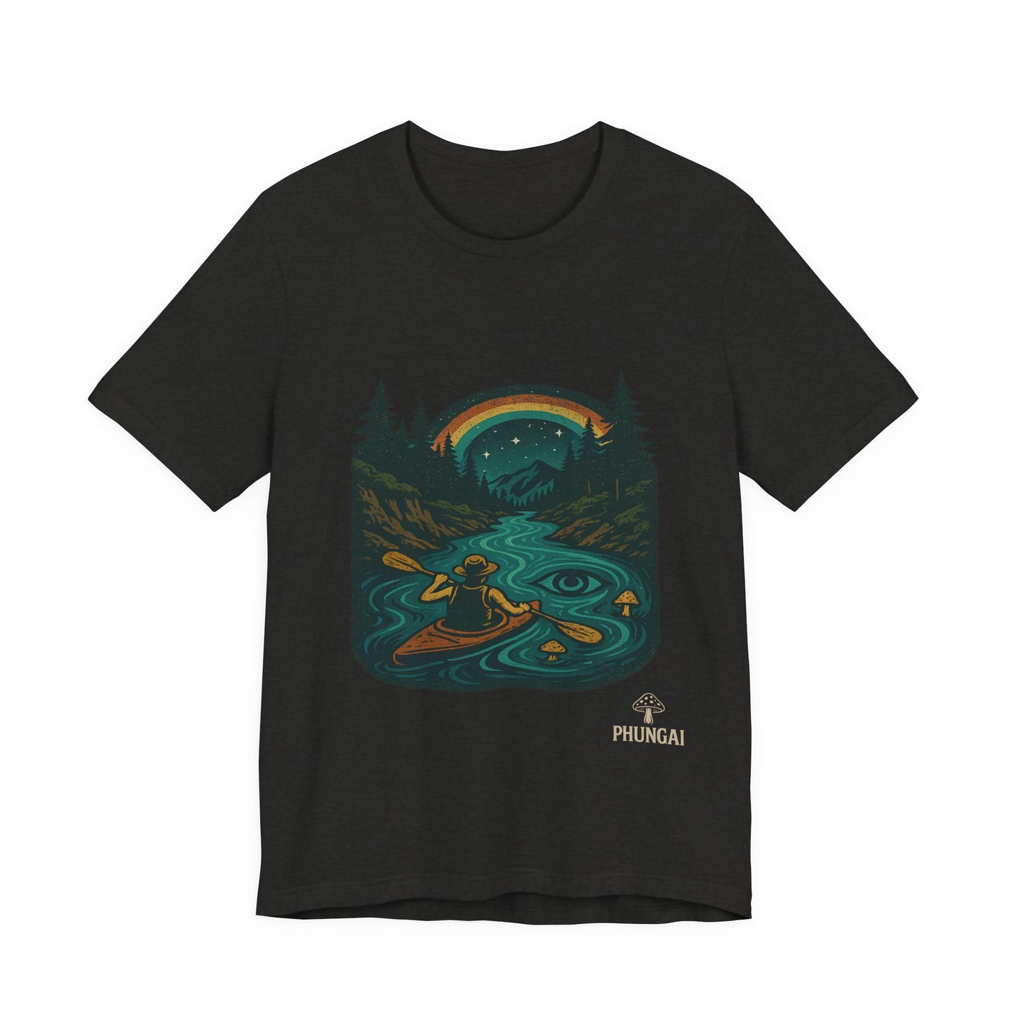 Adventure Awaits Tee, Nature Lover T-Shirt, Kayaking Theme Shirt, Camping Gift Tee, Outdoor Enthusiast Apparel
