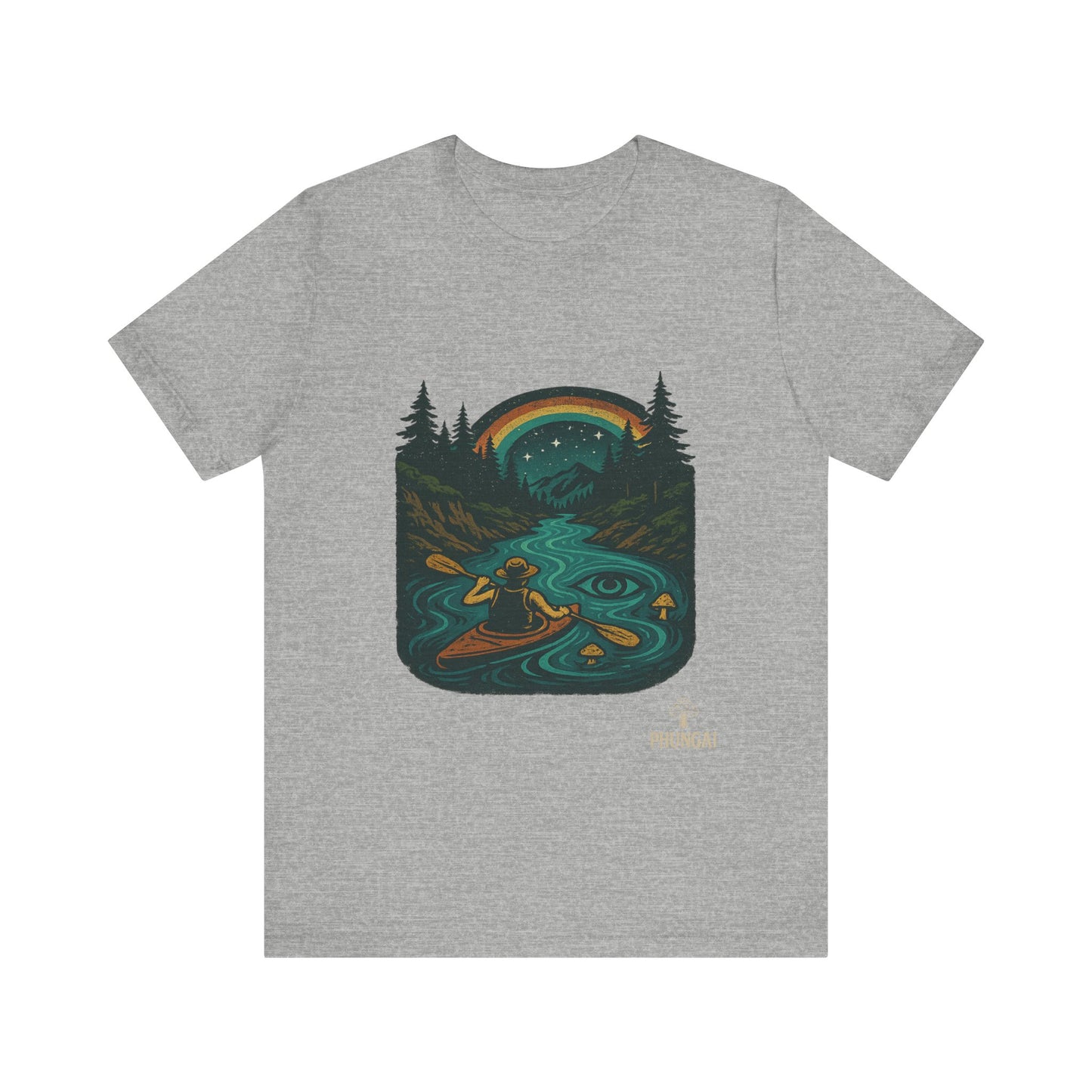 Adventure Awaits Tee, Nature Lover T-Shirt, Kayaking Theme Shirt, Camping Gift Tee, Outdoor Enthusiast Apparel