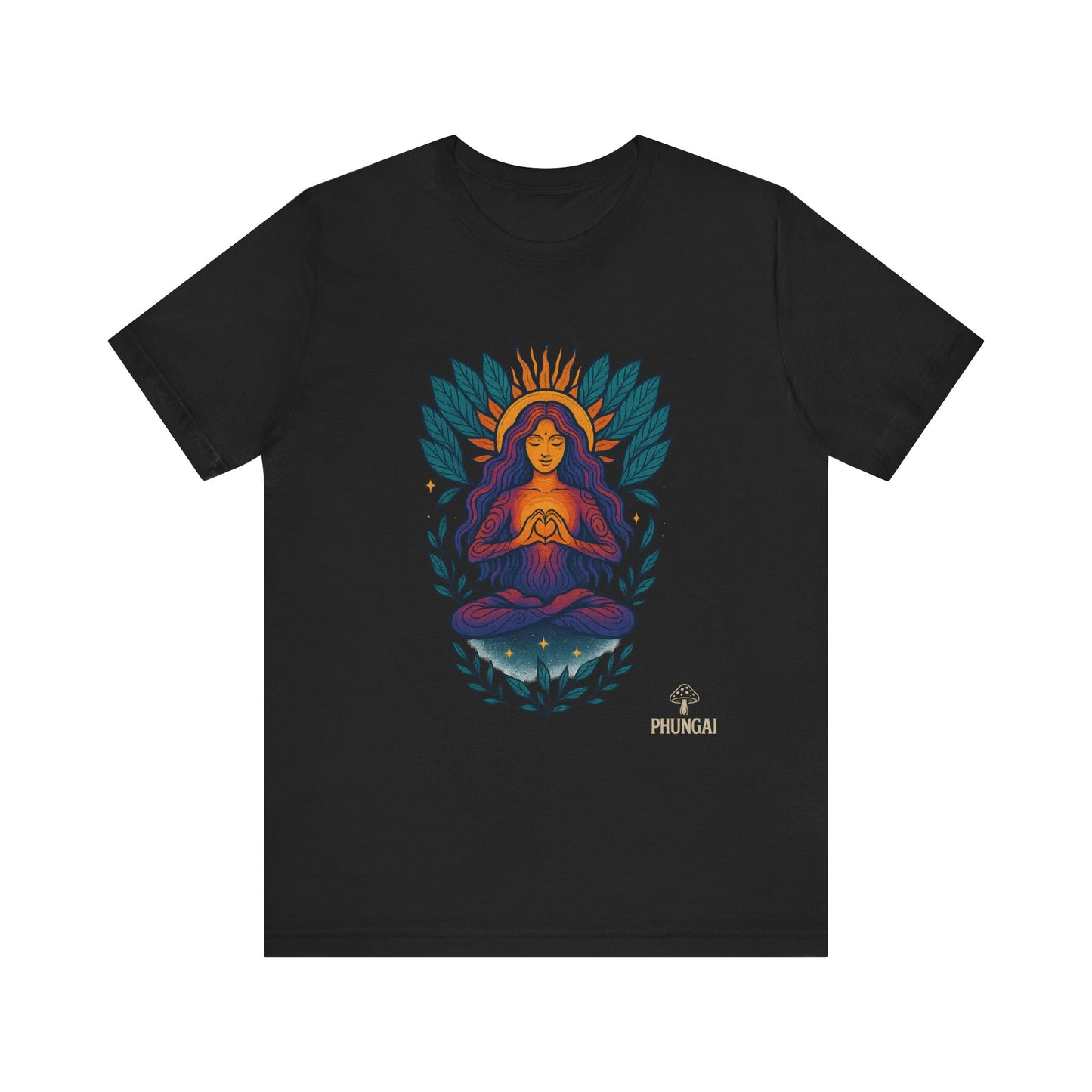Meditation Goddess Tee | Unisex Spiritual T-Shirt, Yoga Shirt, Mindfulness Top, Gift for Yogis, Boho Style Tee
