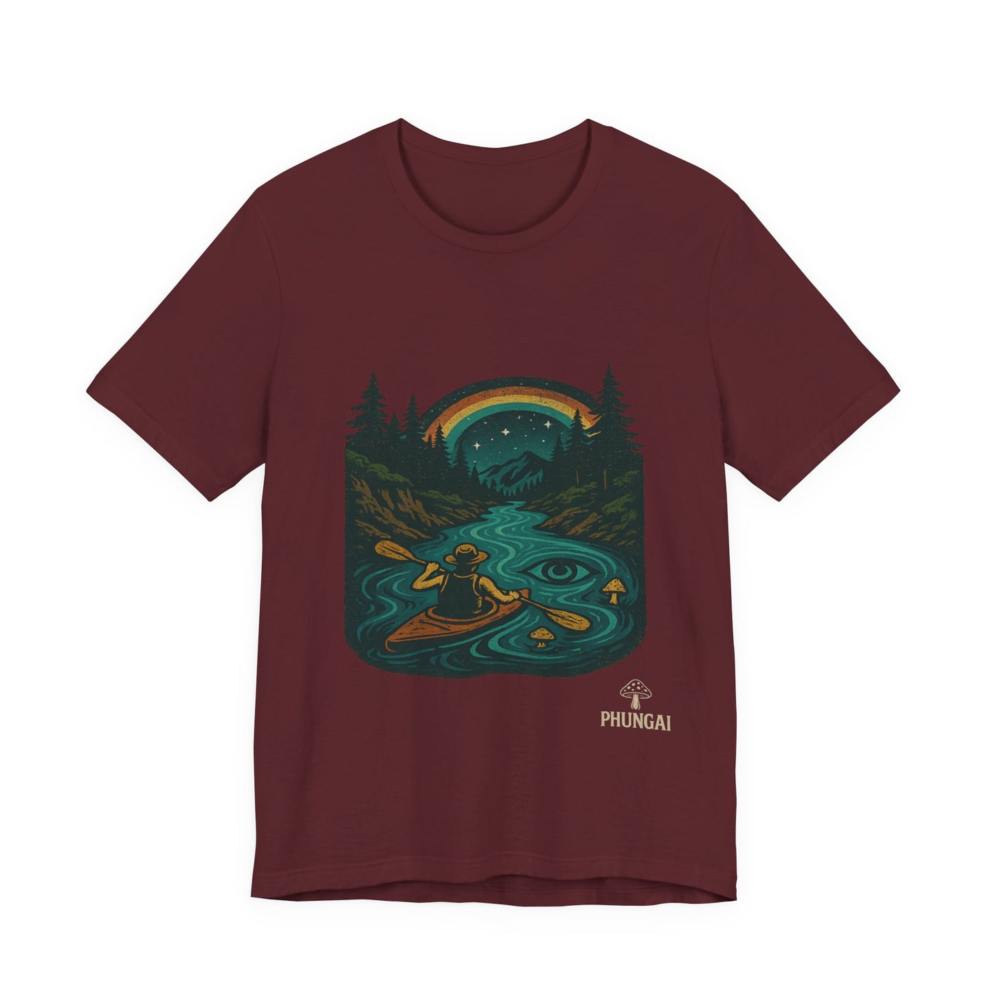 Adventure Awaits Tee, Nature Lover T-Shirt, Kayaking Theme Shirt, Camping Gift Tee, Outdoor Enthusiast Apparel