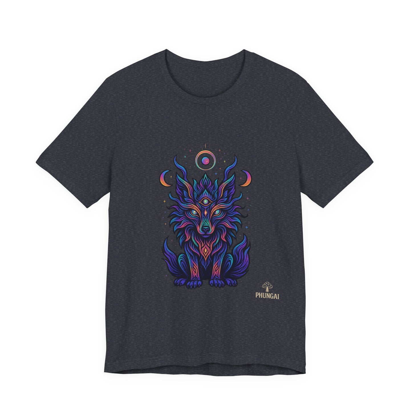 Mystical Wolf Graphic Tee | Boho Vibes, Unisex Shirt, Perfect Gift for Animal Lovers, Spiritual Style, Everyday Wear