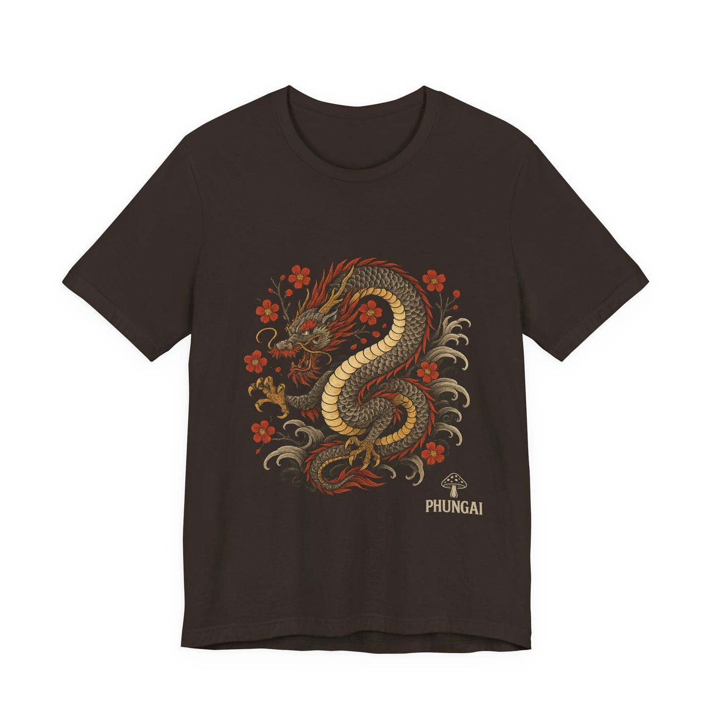 Dragon Art Unisex Tee | Casual Streetwear, Nature Lover Gift, Eco-Friendly Apparel, Festival Wear, Anime Merchandise