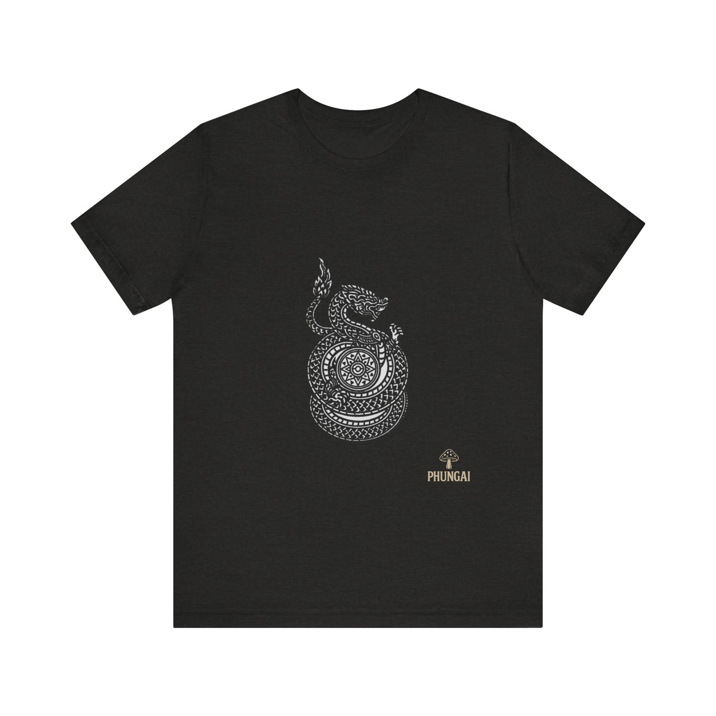 Spiritual Serpent Unisex Tee, Bohemian T-Shirt, Yoga Wear, Gift for Him, Meditation Apparel, Mindfulness Clothing