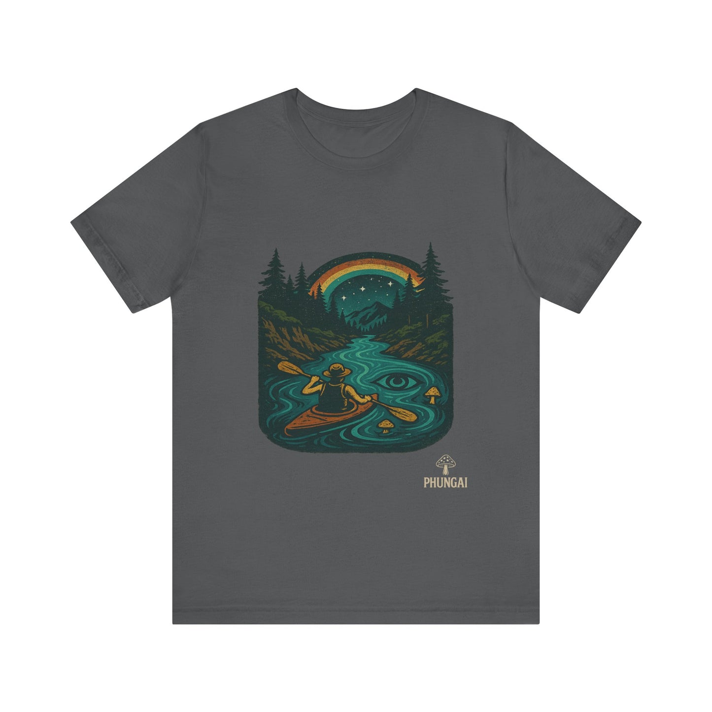 Adventure Awaits Tee, Nature Lover T-Shirt, Kayaking Theme Shirt, Camping Gift Tee, Outdoor Enthusiast Apparel