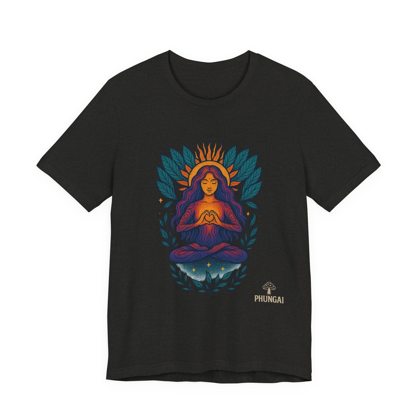 Meditation Goddess Tee | Unisex Spiritual T-Shirt, Yoga Shirt, Mindfulness Top, Gift for Yogis, Boho Style Tee