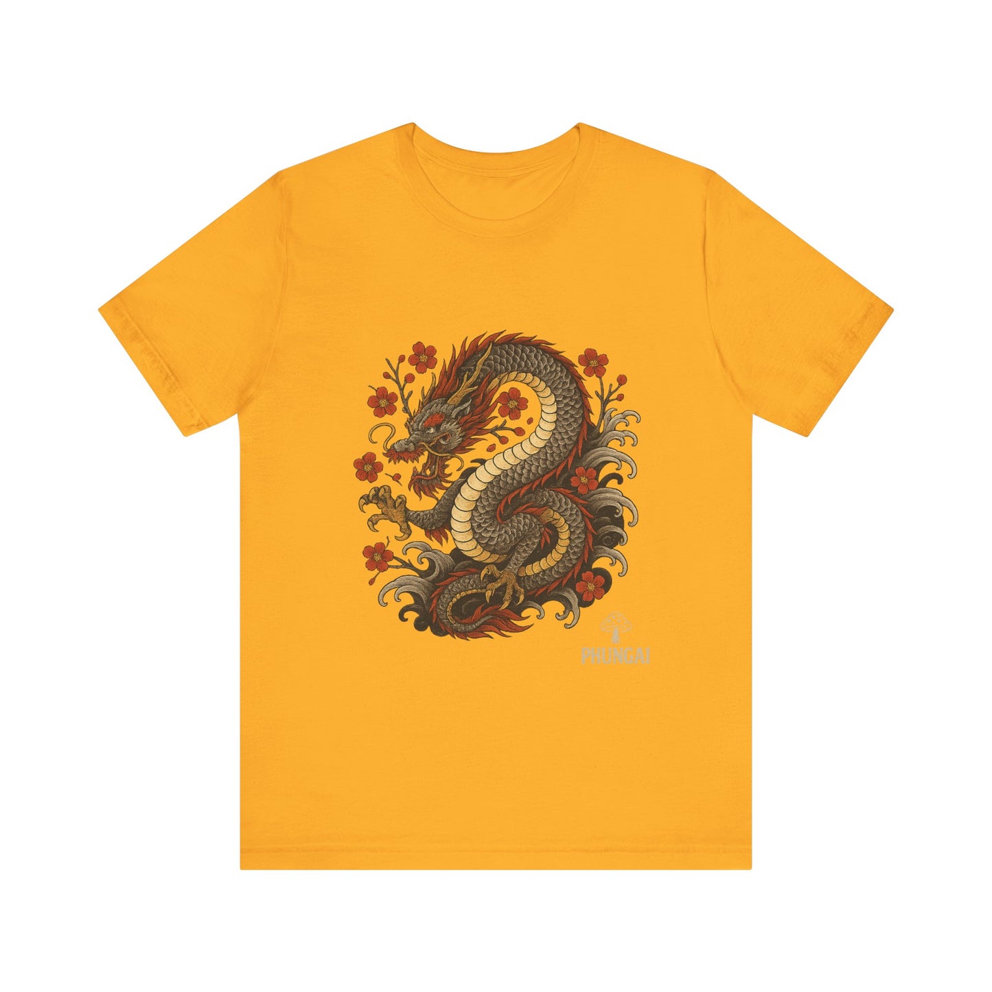 Dragon Art Unisex Tee | Casual Streetwear, Nature Lover Gift, Eco-Friendly Apparel, Festival Wear, Anime Merchandise