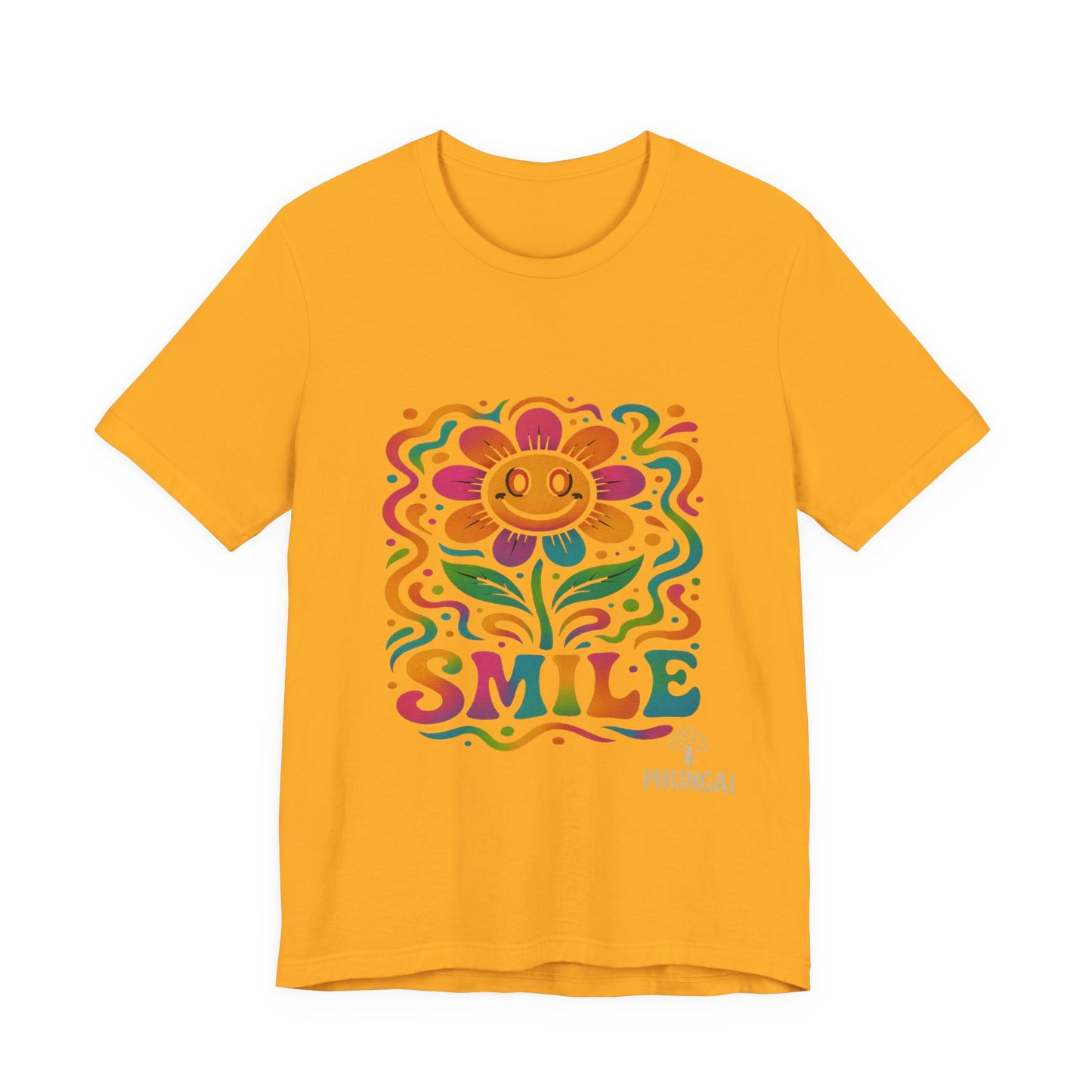 Bright & Cheerful Smile Flower Tee