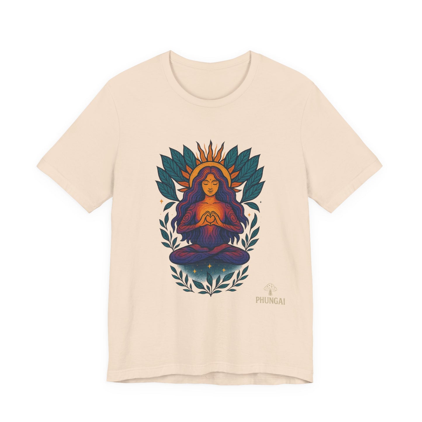 Meditation Goddess Tee | Unisex Spiritual T-Shirt, Yoga Shirt, Mindfulness Top, Gift for Yogis, Boho Style Tee