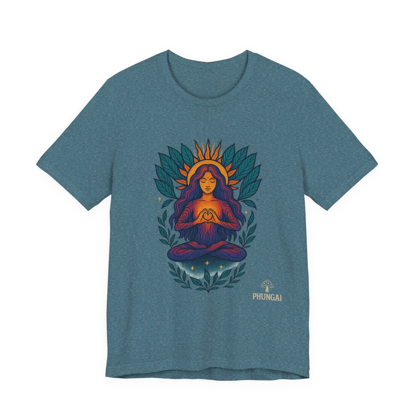 Meditation Goddess Tee | Unisex Spiritual T-Shirt, Yoga Shirt, Mindfulness Top, Gift for Yogis, Boho Style Tee