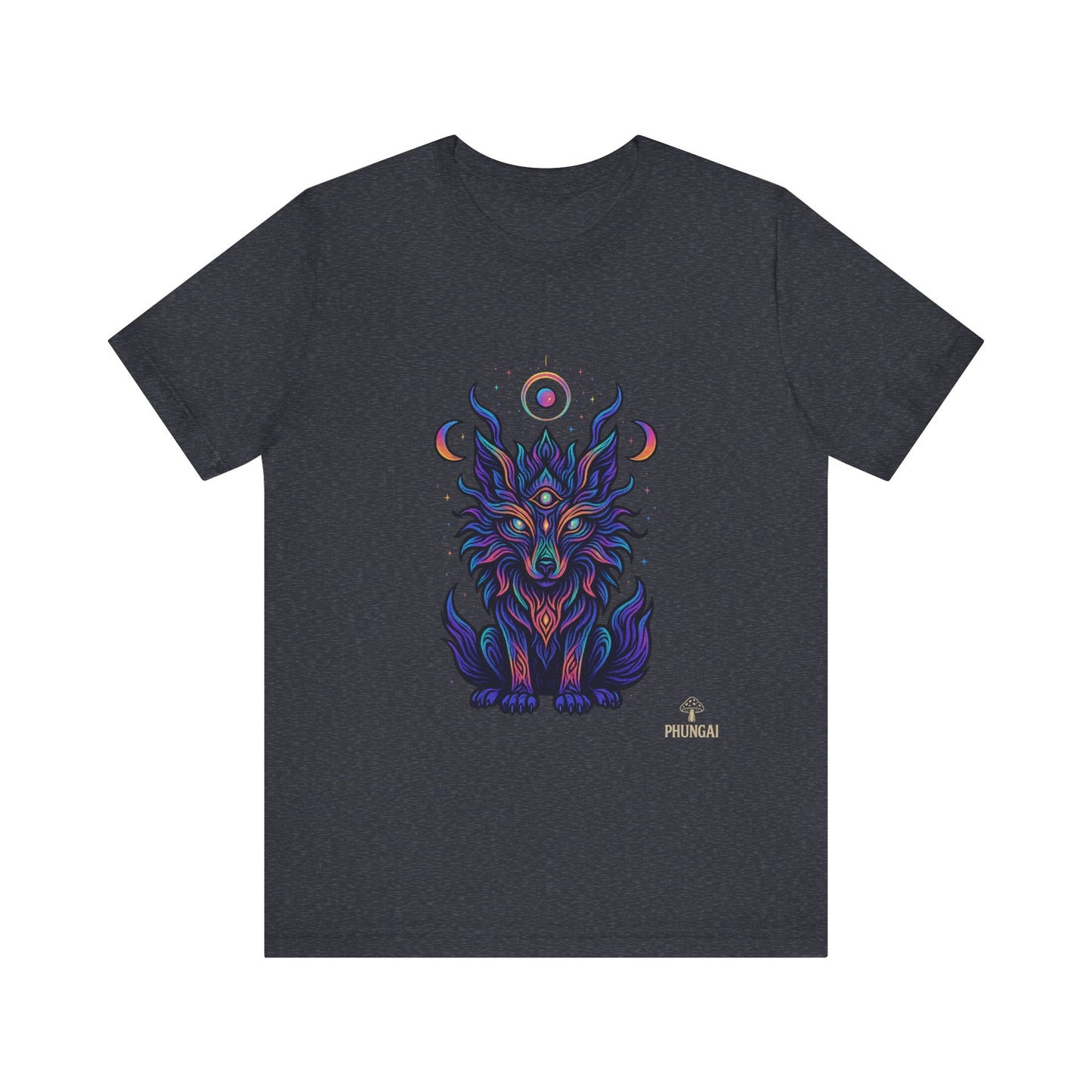 Mystical Wolf Graphic Tee | Boho Vibes, Unisex Shirt, Perfect Gift for Animal Lovers, Spiritual Style, Everyday Wear