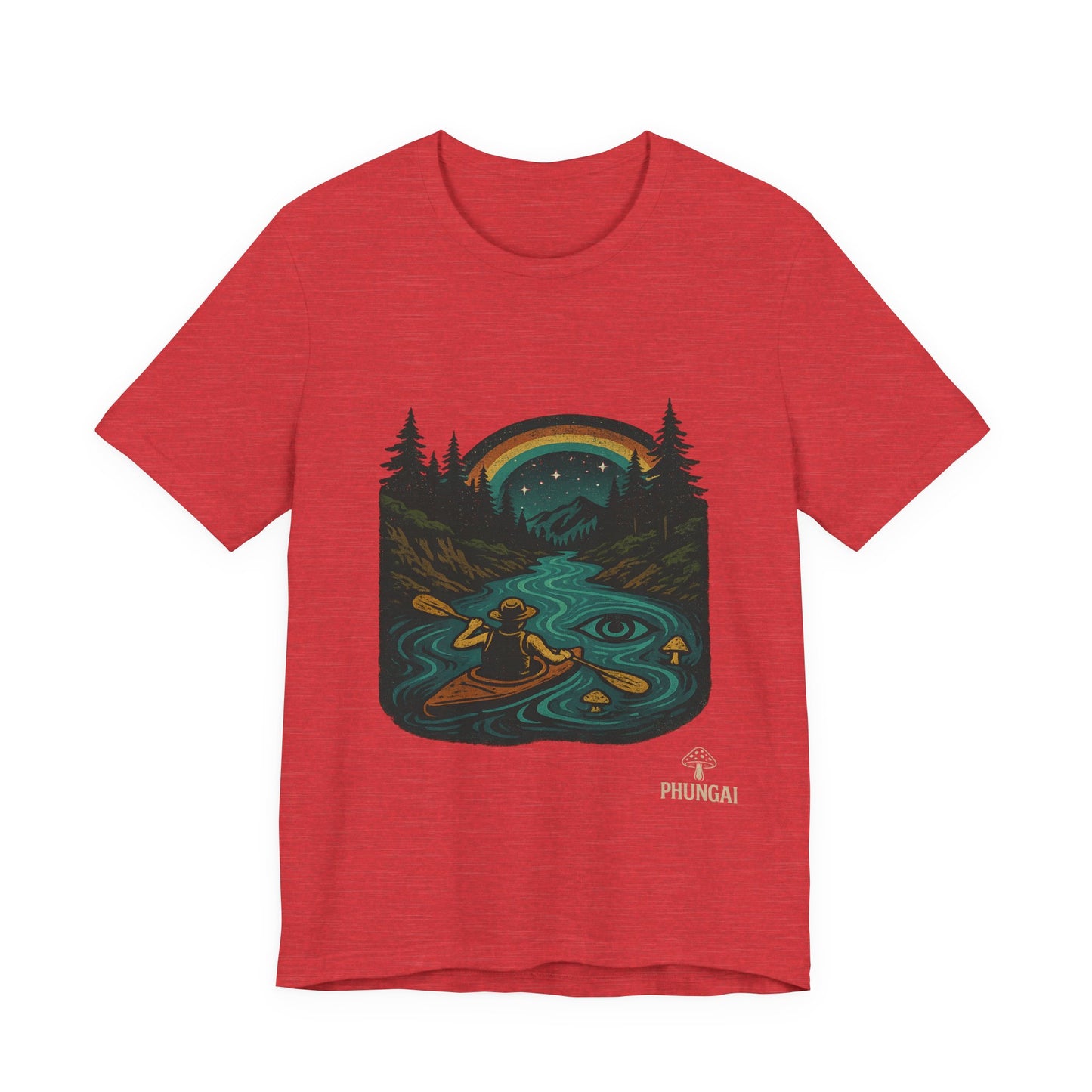 Adventure Awaits Tee, Nature Lover T-Shirt, Kayaking Theme Shirt, Camping Gift Tee, Outdoor Enthusiast Apparel